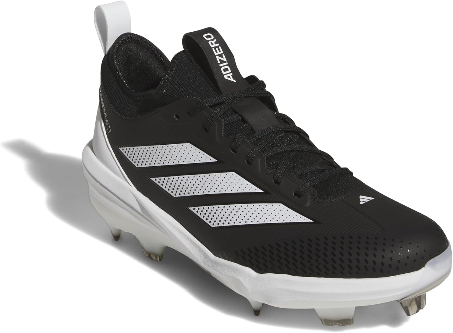 image:imageadidas Adizero Impact 20 TPU Baseball CleatsBlackWhiteWhite