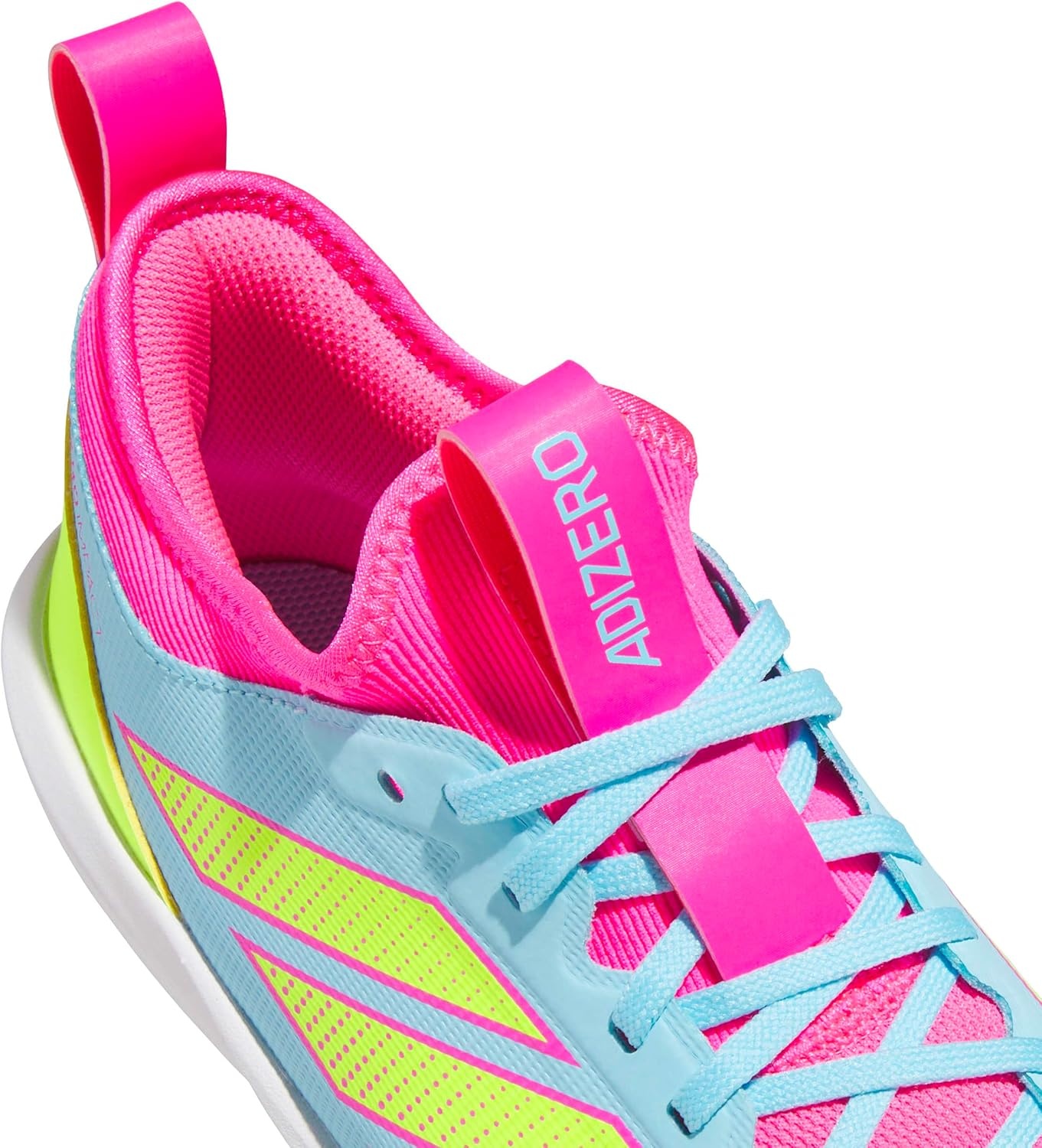 image:imageadidas Adizero Impact 20 TPU Baseball CleatsBliss BlueLucid LemonLucid Pink