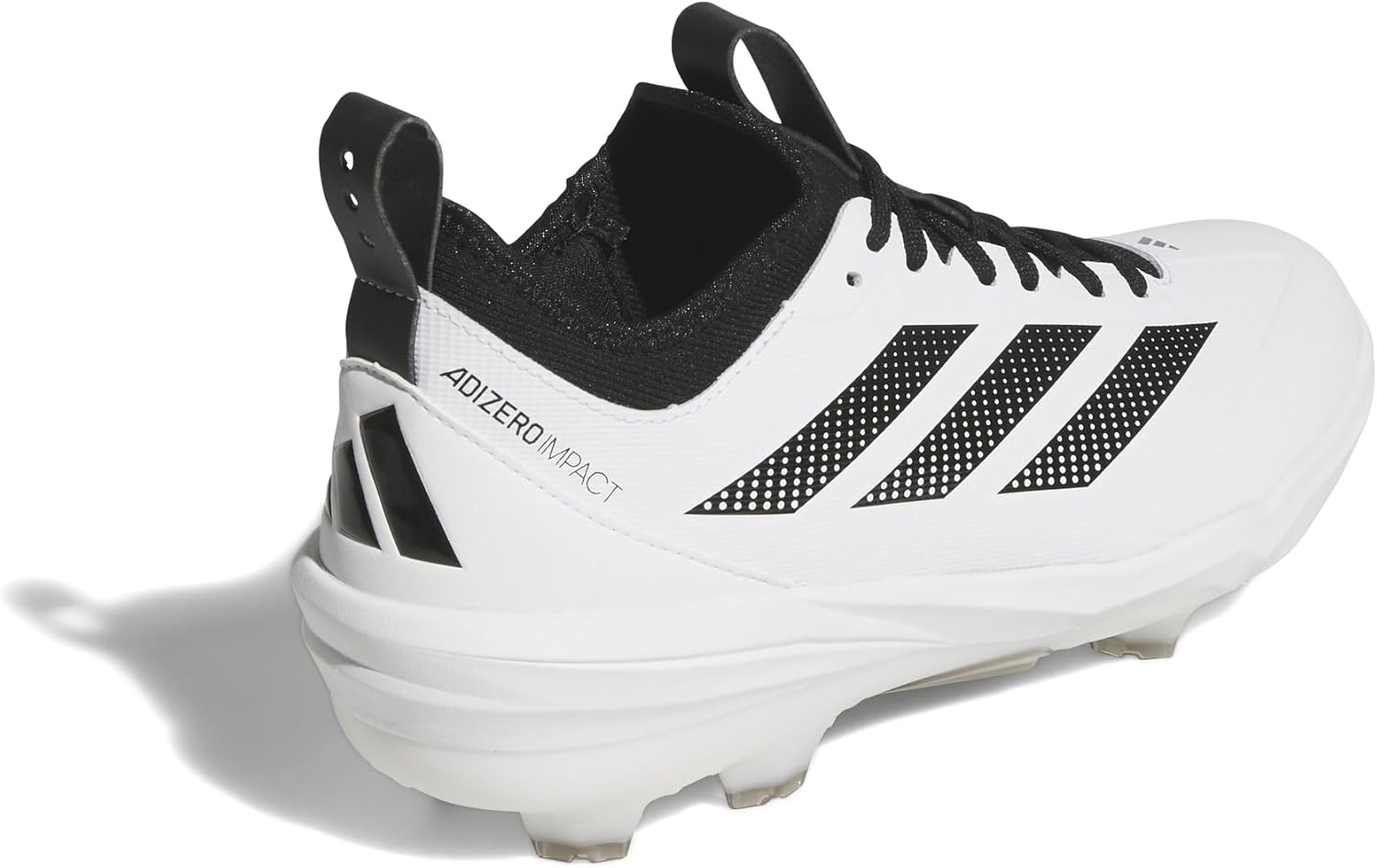 image:imageadidas Adizero Impact 20 TPU Baseball CleatsWhiteBlackBlack