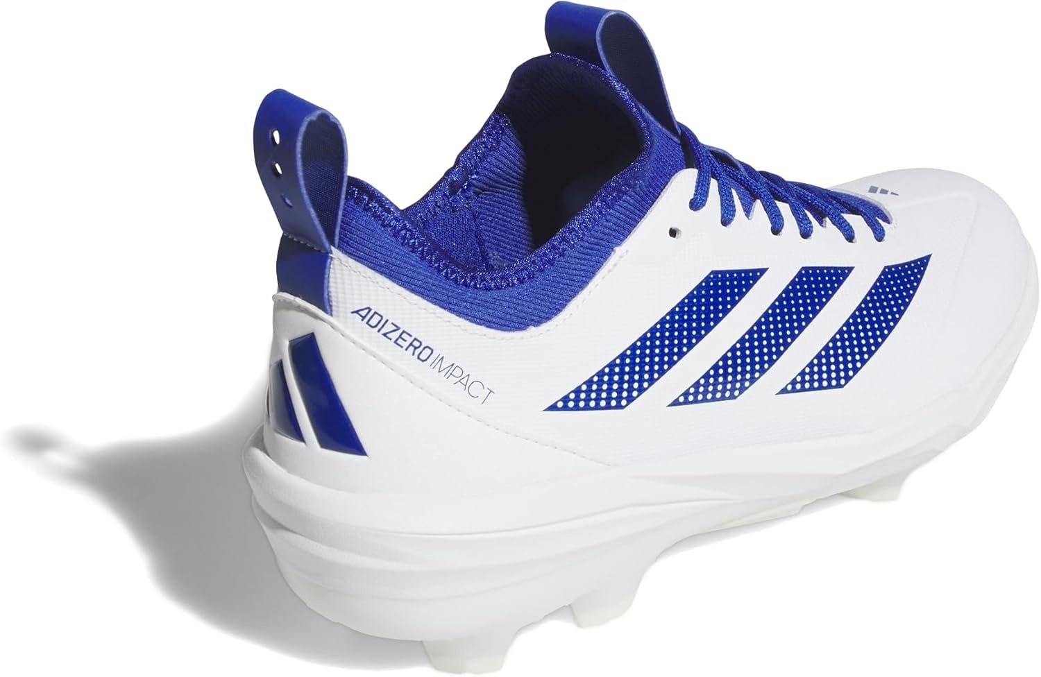 image:imageadidas Adizero Impact 20 TPU Baseball CleatsWhiteTeam Royal BlueTeam Royal Blue