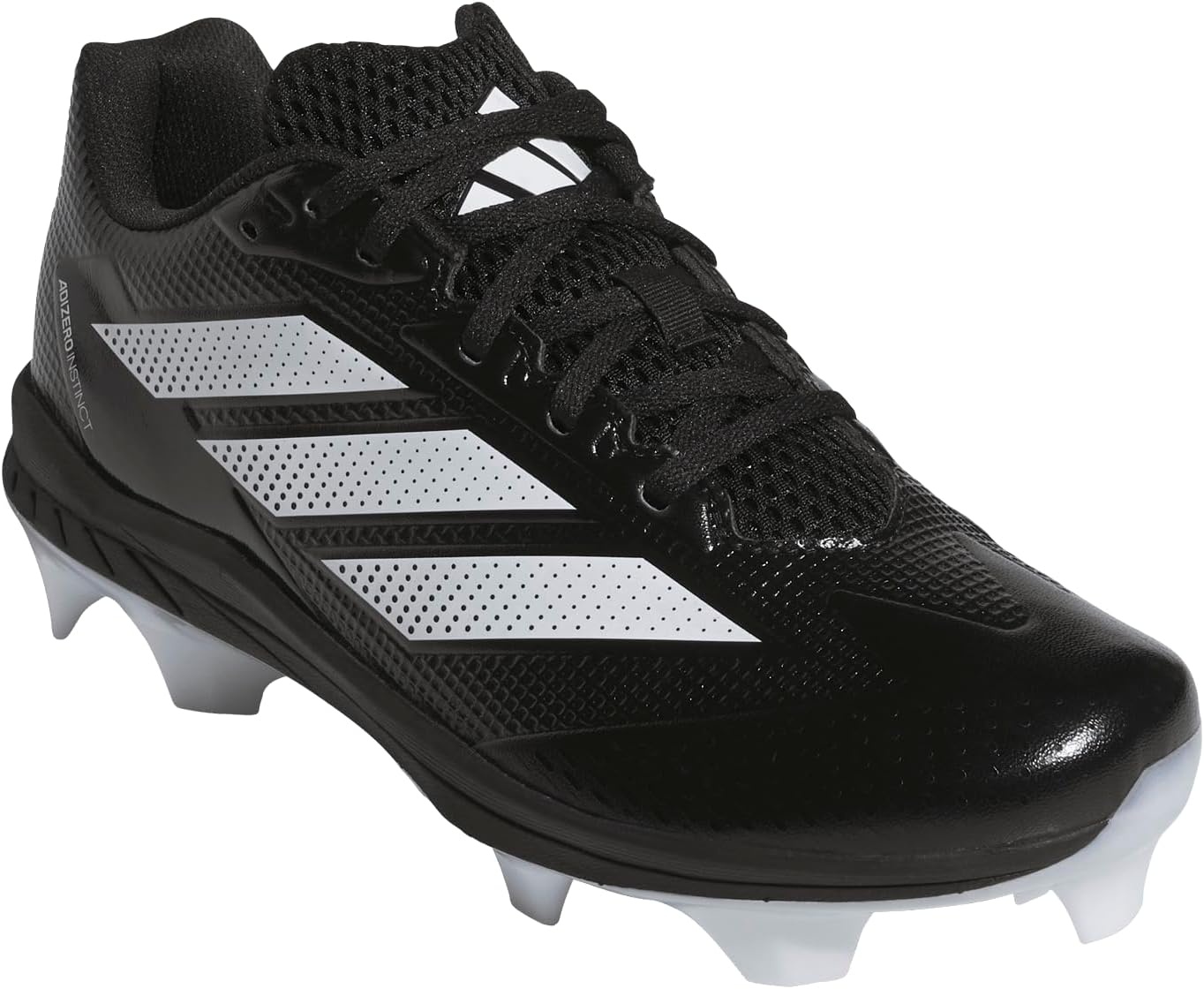image:imageadidas Adizero Instict TPU 20 Softball CleatsBlackWhiteWhite