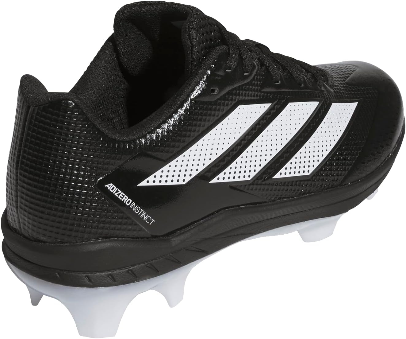 image:imageadidas Adizero Instict TPU 20 Softball CleatsBlackWhiteWhite