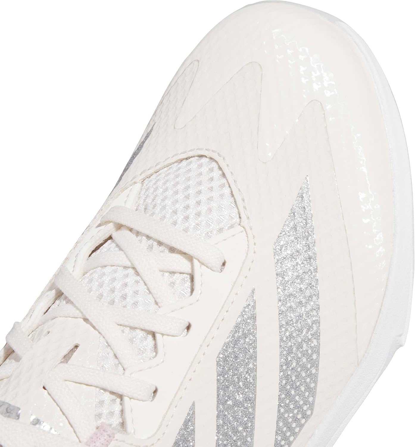 image:imageadidas Adizero Instict TPU 20 Softball CleatsChalk WhiteSilver MetallicClear Pink