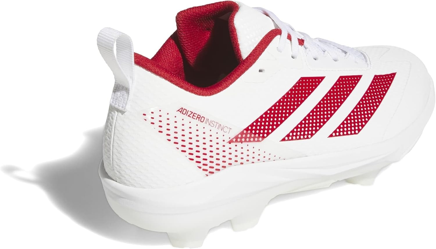 image:imageadidas Adizero Instict TPU 20 Softball CleatsWhiteTeam Power RedTeam Power Red