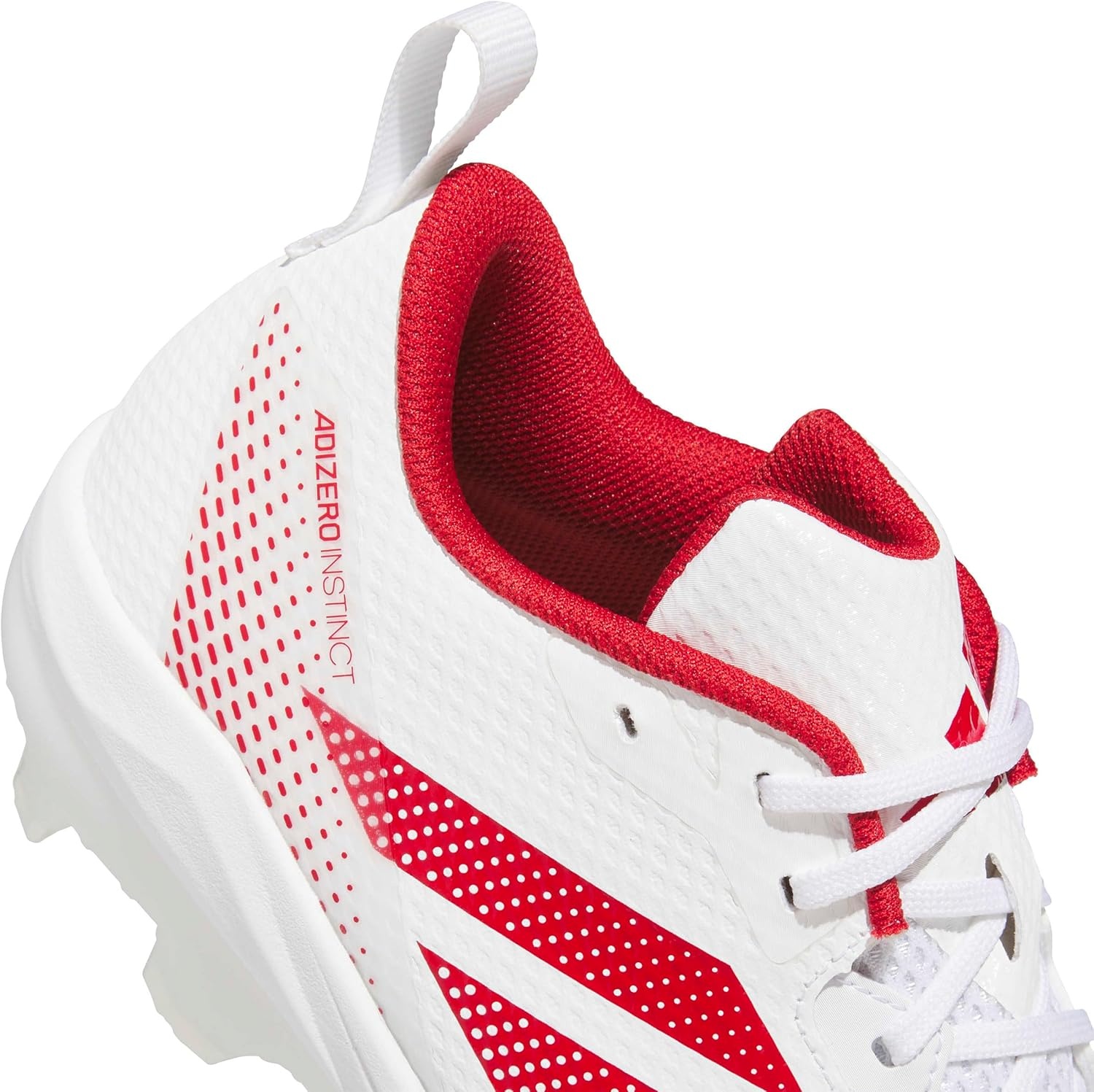 image:imageadidas Adizero Instict TPU 20 Softball CleatsWhiteTeam Power RedTeam Power Red