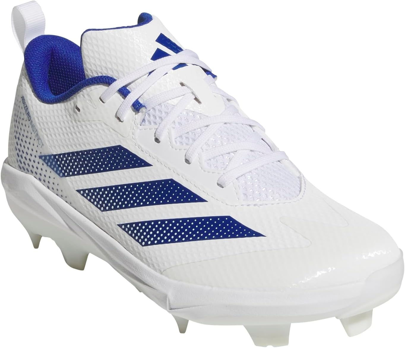 image:imageadidas Adizero Instict TPU 20 Softball CleatsWhiteTeam Royal BlueTeam Royal Blue