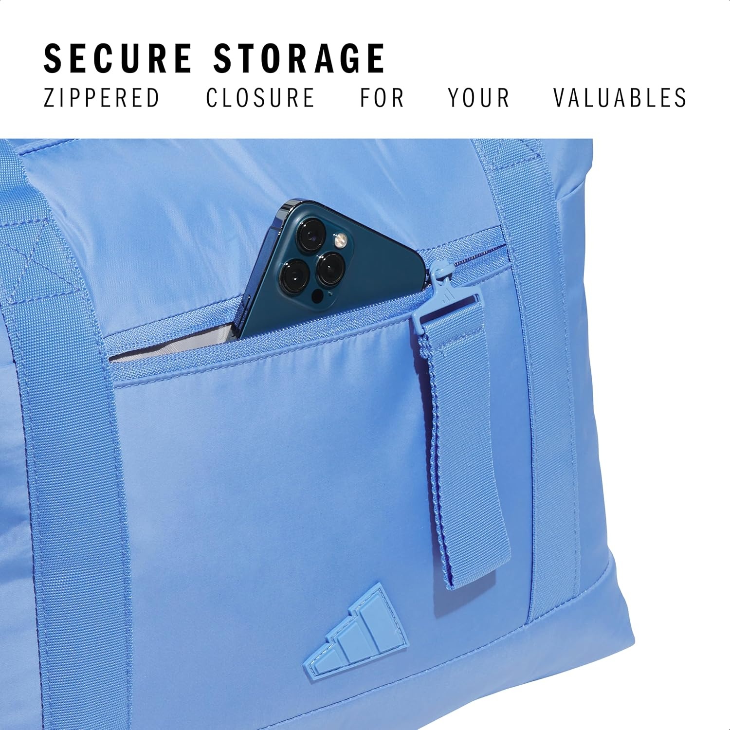 image:imageadidas All Me Tote Bag Everyday Carryall with Crossbody StrapBlue Fusion