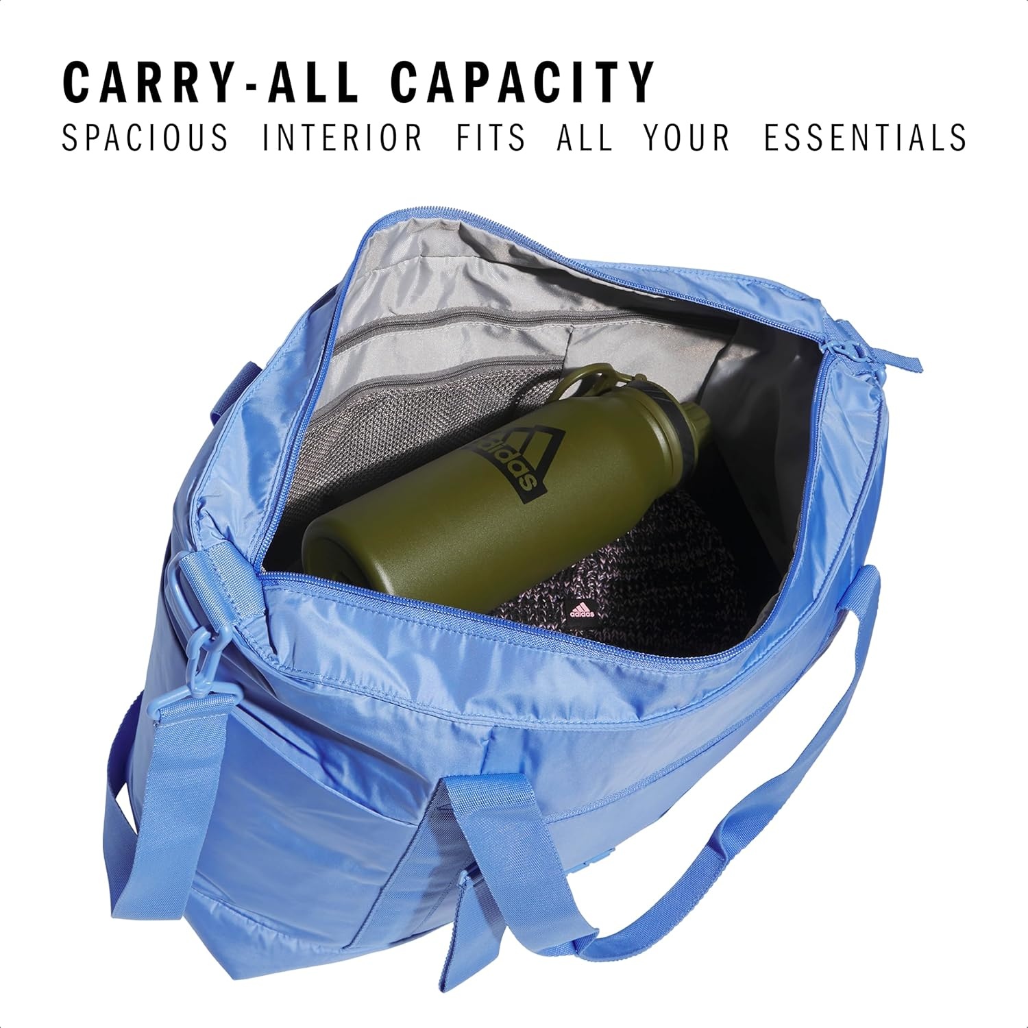 image:imageadidas All Me Tote Bag Everyday Carryall with Crossbody StrapBlue Fusion