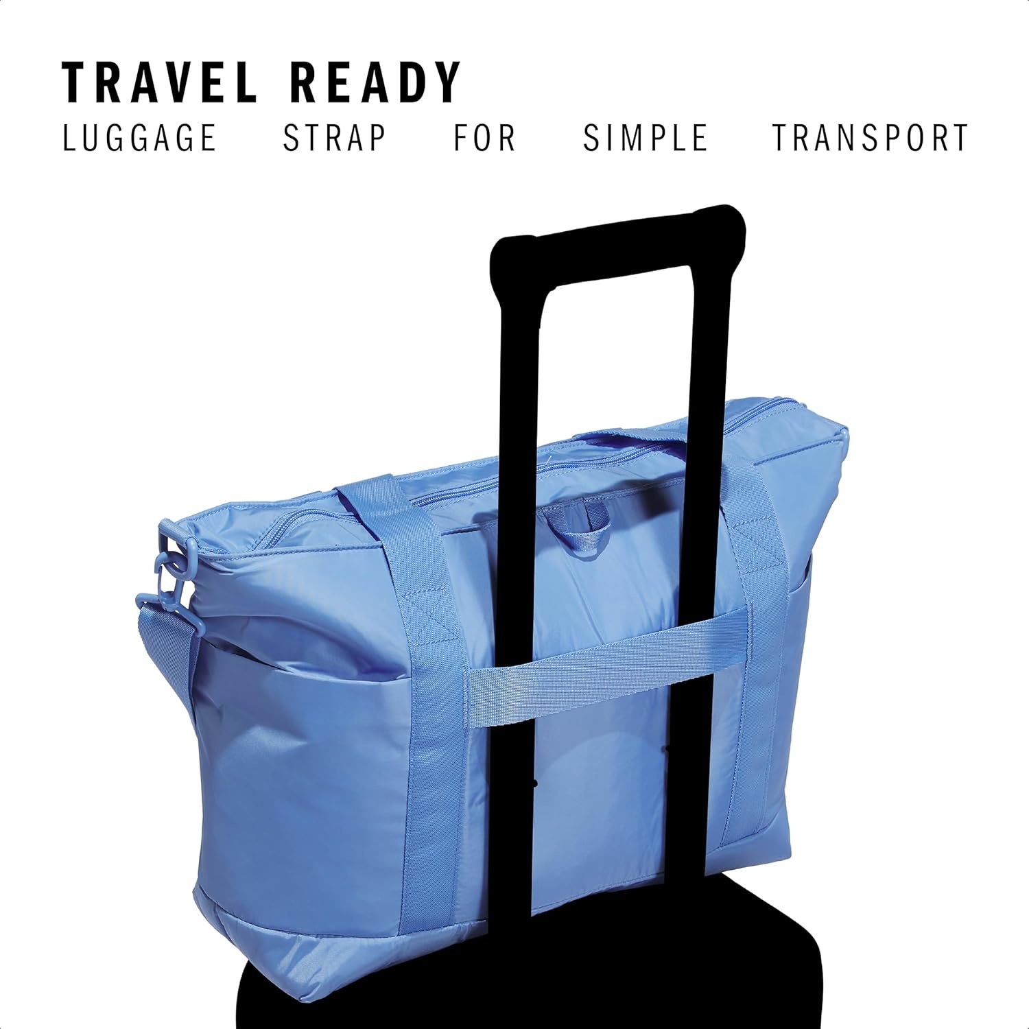 image:imageadidas All Me Tote Bag Everyday Carryall with Crossbody StrapBlue Fusion
