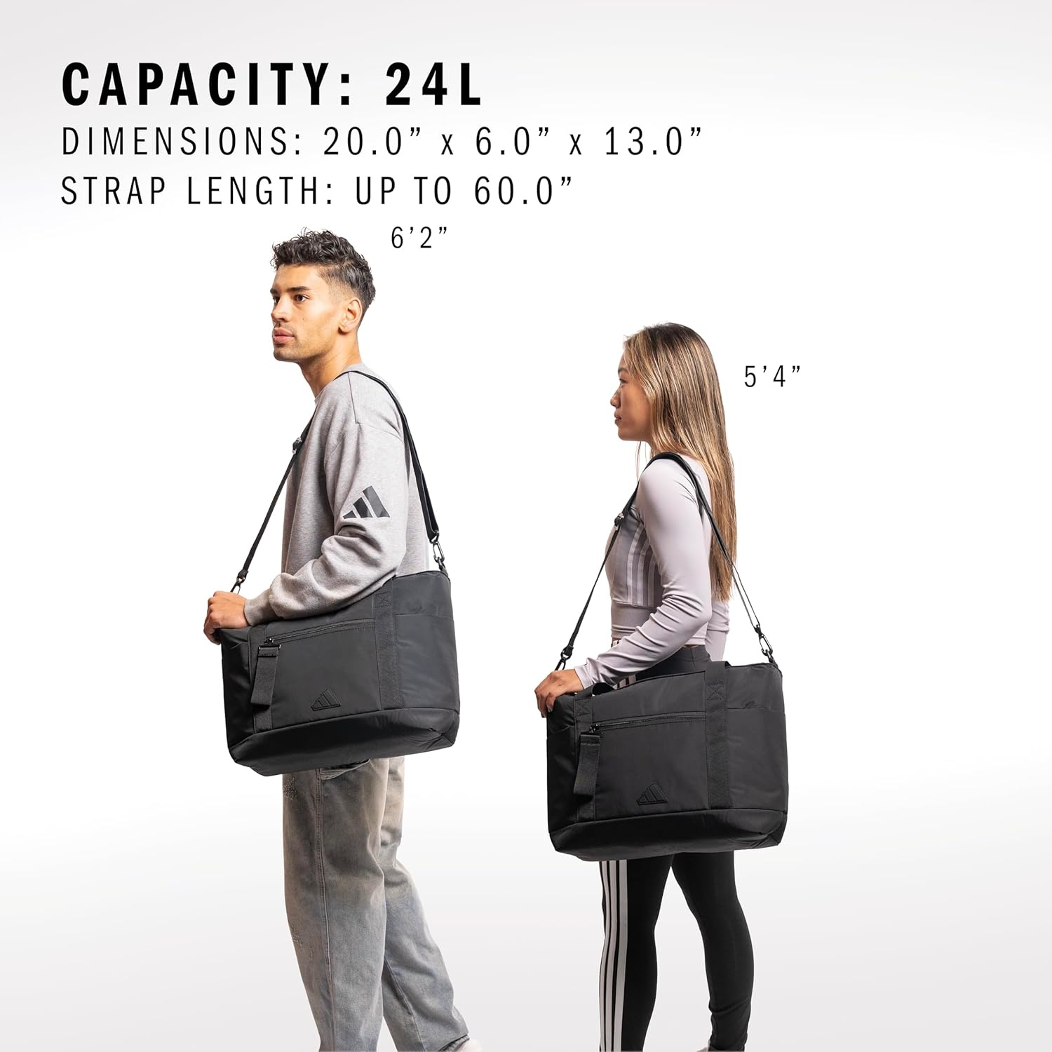 image:imageadidas All Me Tote Bag Everyday Carryall with Crossbody StrapMagic Mauve Purple
