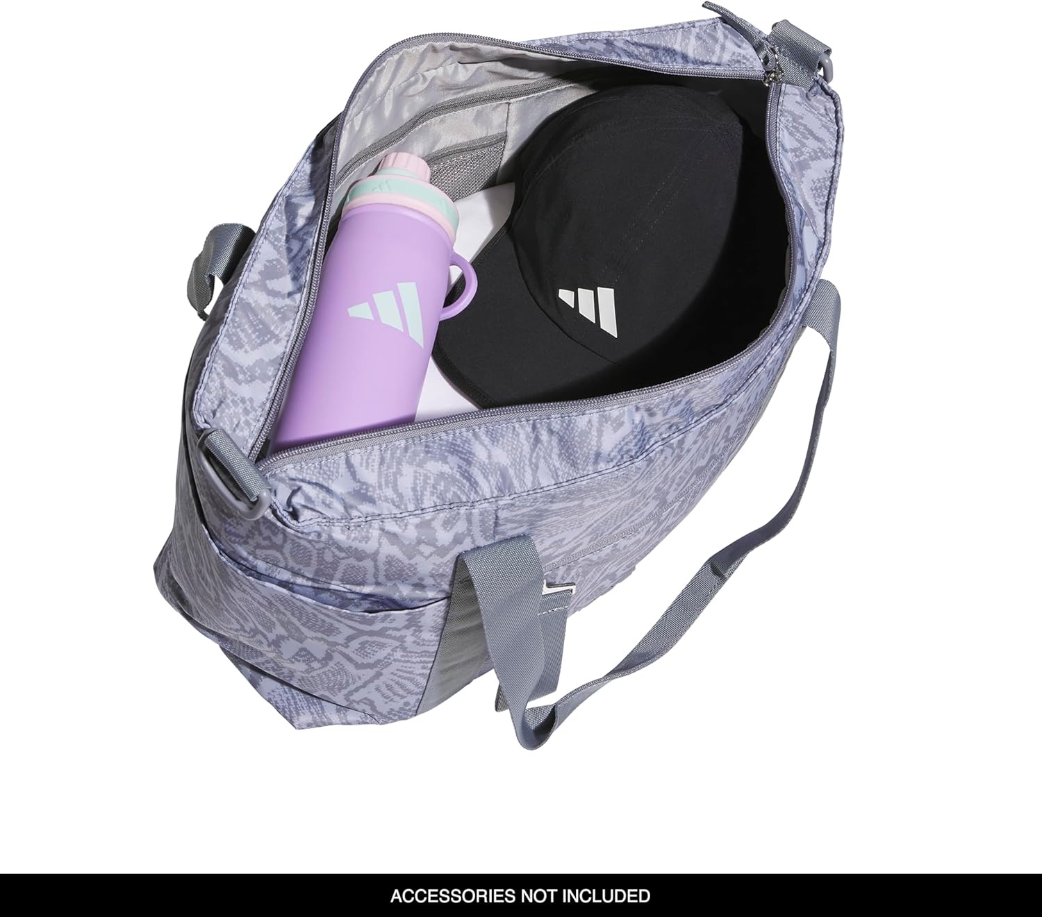 image:imageadidas All Me Tote Bag Everyday Carryall with Crossbody StrapReptile Halo SilvergreyGrey