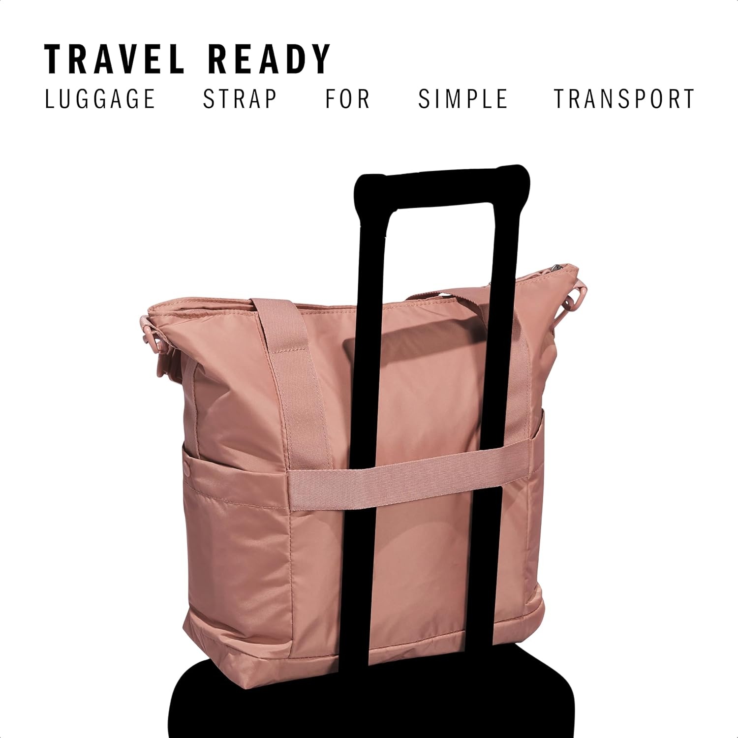 image:imageadidas All Me Tote Bag Everyday Carryall with Crossbody StrapWarm Clay Pink2