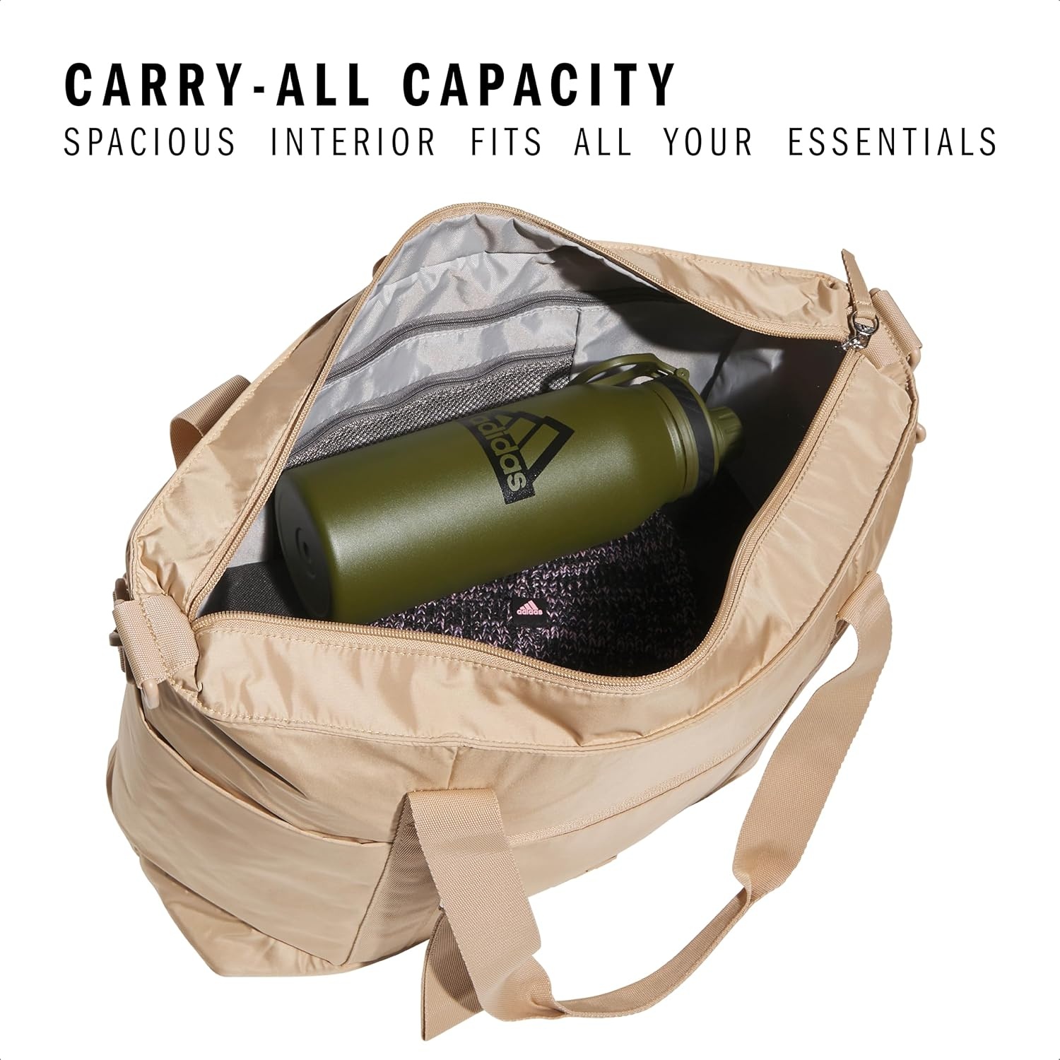 image:imageadidas All Me Tote Bag Everyday Carryall with Crossbody StrapWarm Sandstone Beige