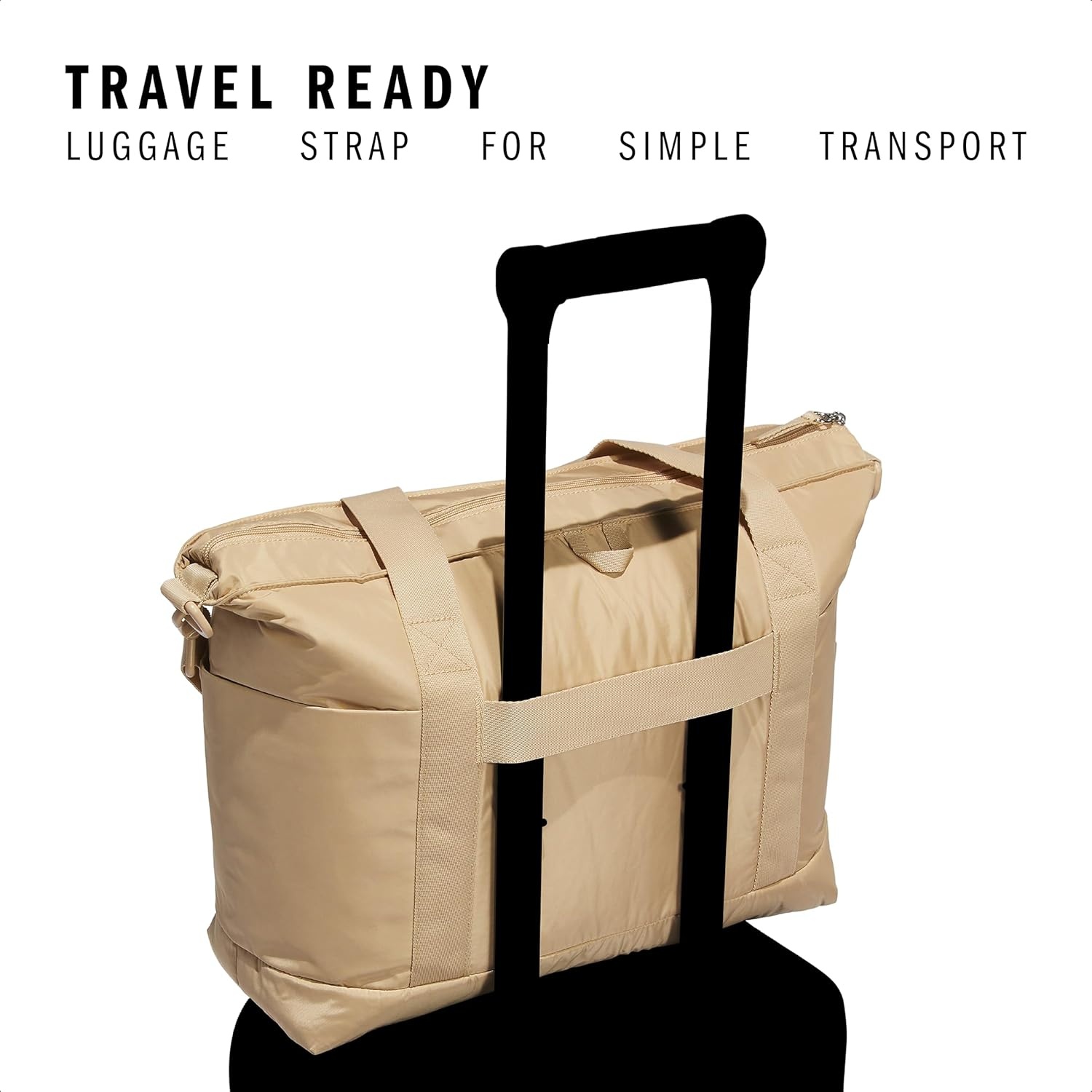 image:imageadidas All Me Tote Bag Everyday Carryall with Crossbody StrapWarm Sandstone Beige