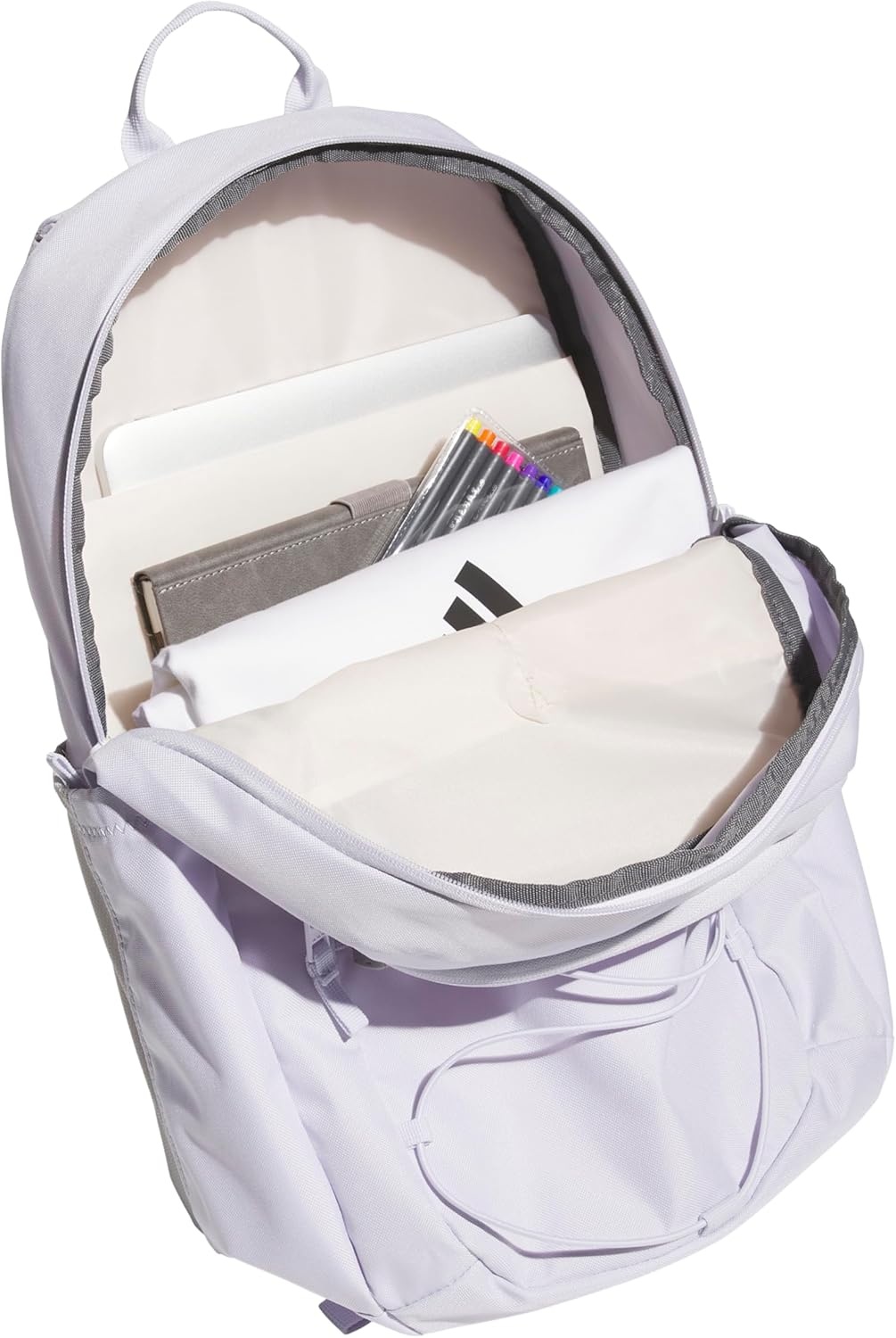 image:imageadidas Amplifier Backpack for Laptop School and Gym 28LFrozen PurpleBungie