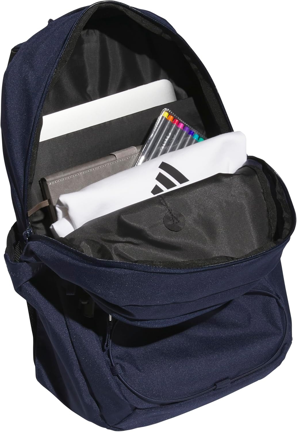 image:imageadidas Amplifier Backpack for Laptop School and Gym 28LNight IndigoBlackBungie
