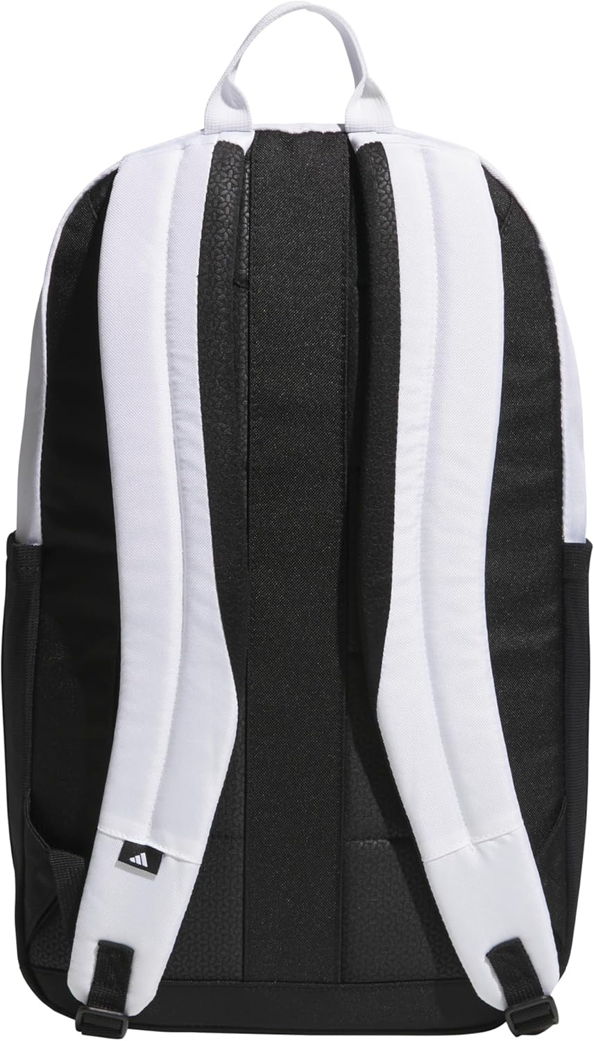 image:imageadidas Amplifier Backpack for Laptop School and Gym 28LWhiteBlackRegular