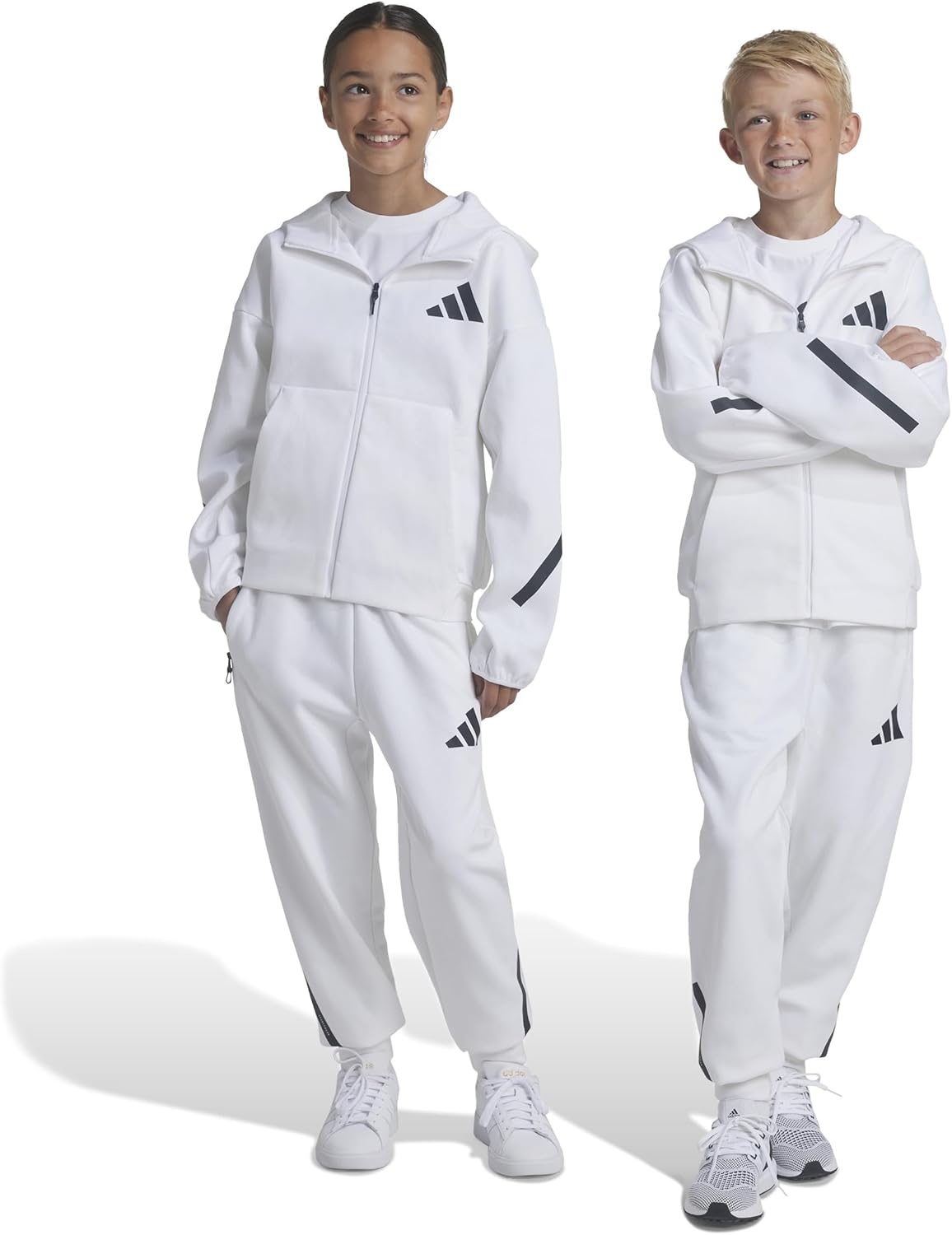image:imageadidas Baby Girls ZneWhiteBlack
