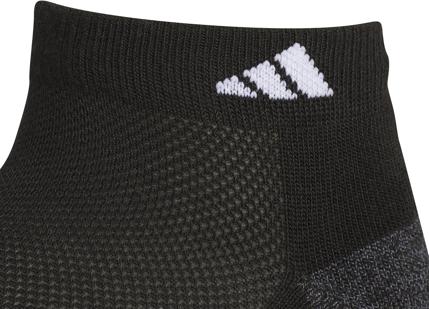 image:imageadidas Boys Cushioned Angle Stripe Low Cut Socks 6Pack Little KidBig KidAdultBlackOnix GreyWhite