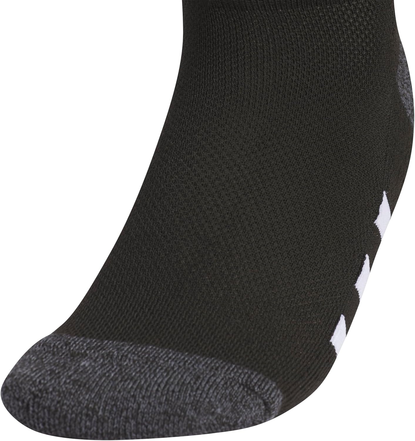 image:imageadidas Boys Cushioned Angle Stripe Low Cut Socks 6Pack Little KidBig KidAdultBlackOnix GreyWhite