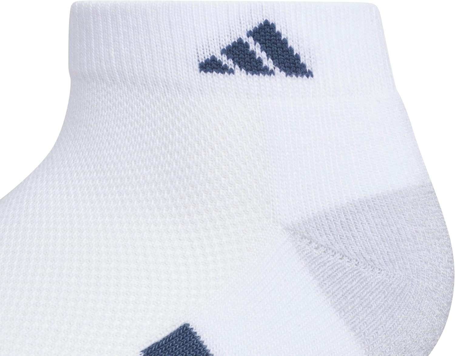 image:imageadidas Boys Cushioned Angle Stripe Low Cut Socks 6Pack Little KidBig KidAdultWhitePure Teal GreenMineral Blue