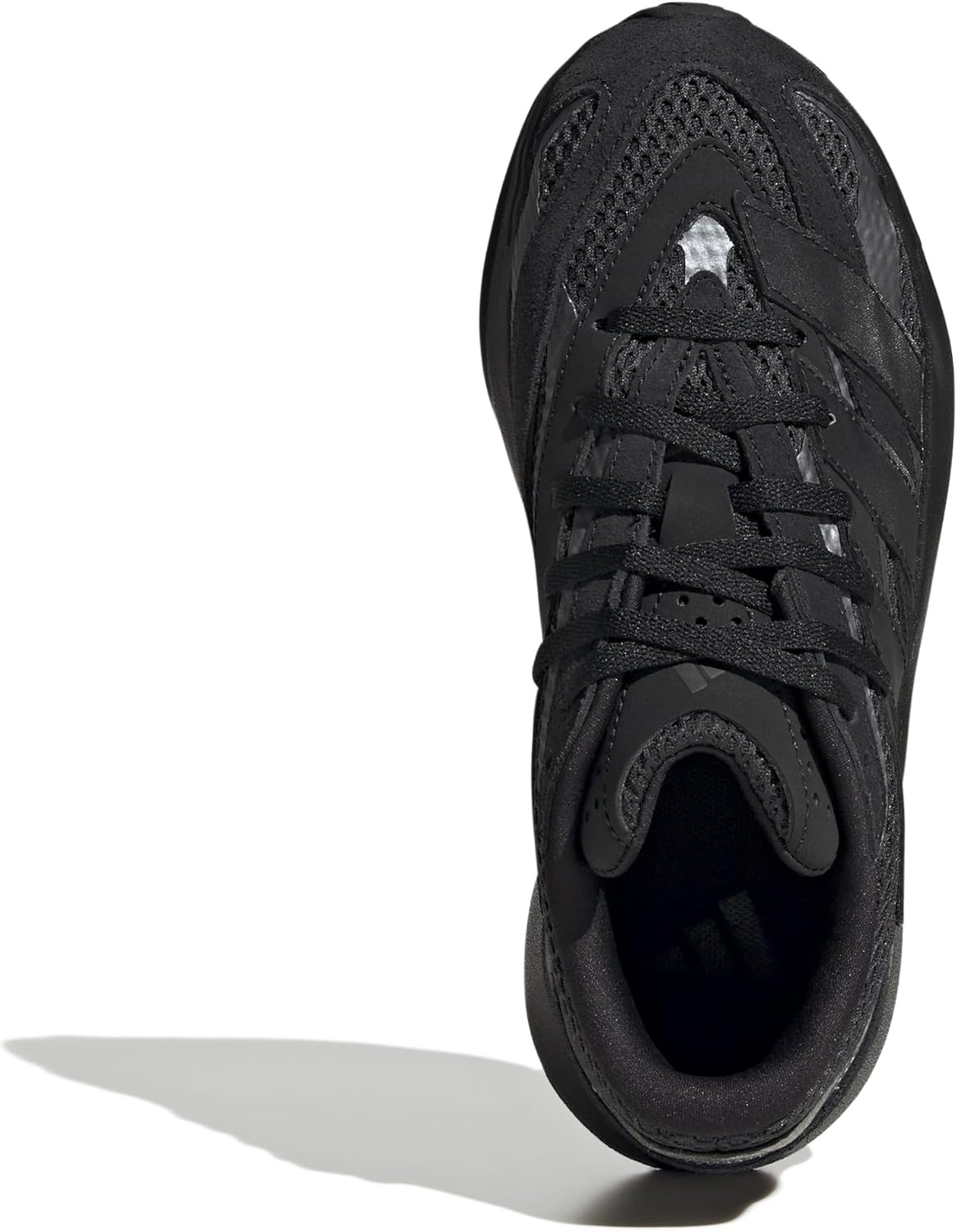 image:imageadidas Boys Lightblaze Lace Up SneakersBlackBlackIron Metallic