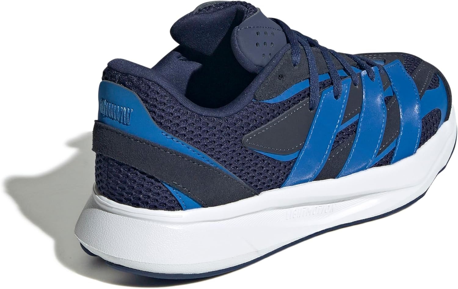 image:imageadidas Boys Lightblaze Lace Up SneakersDark BlueBright RoyalInk