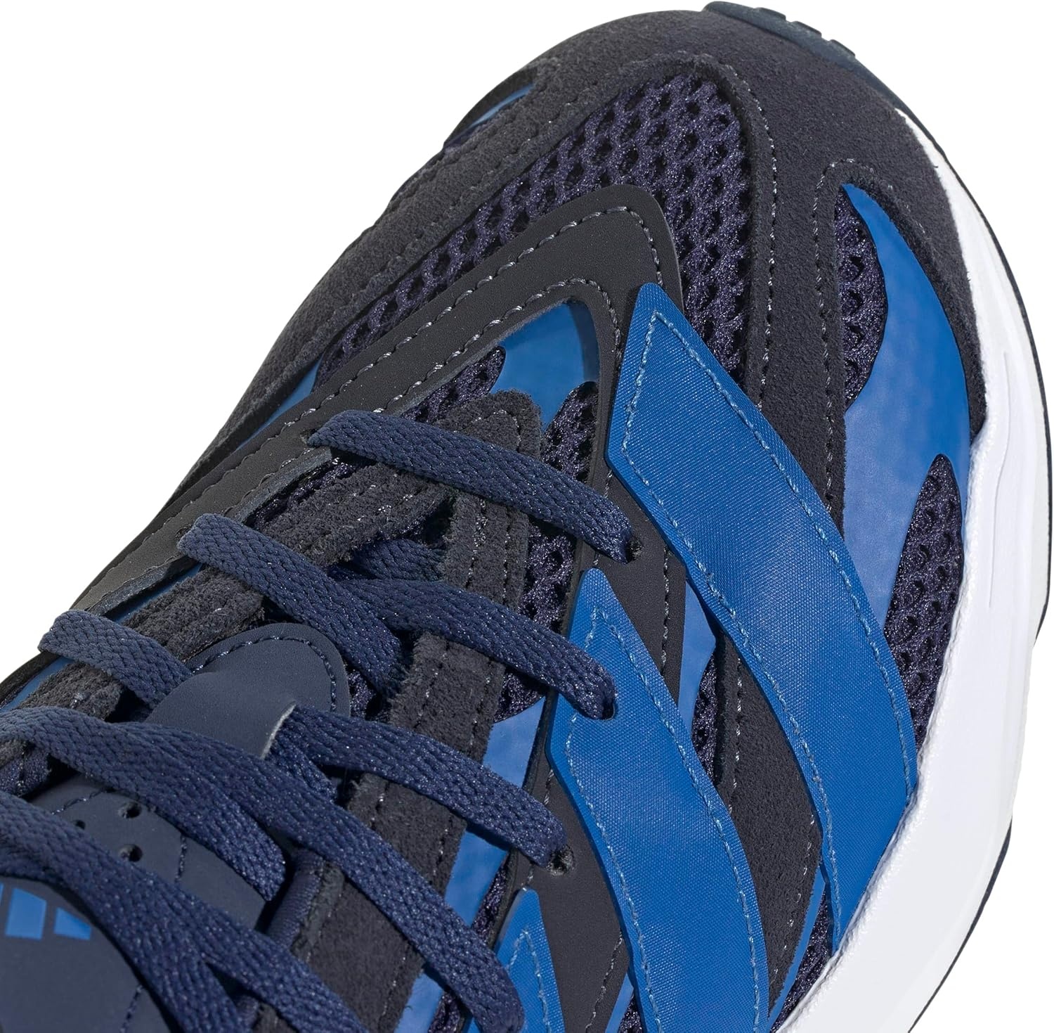image:imageadidas Boys Lightblaze Lace Up SneakersDark BlueBright RoyalInk