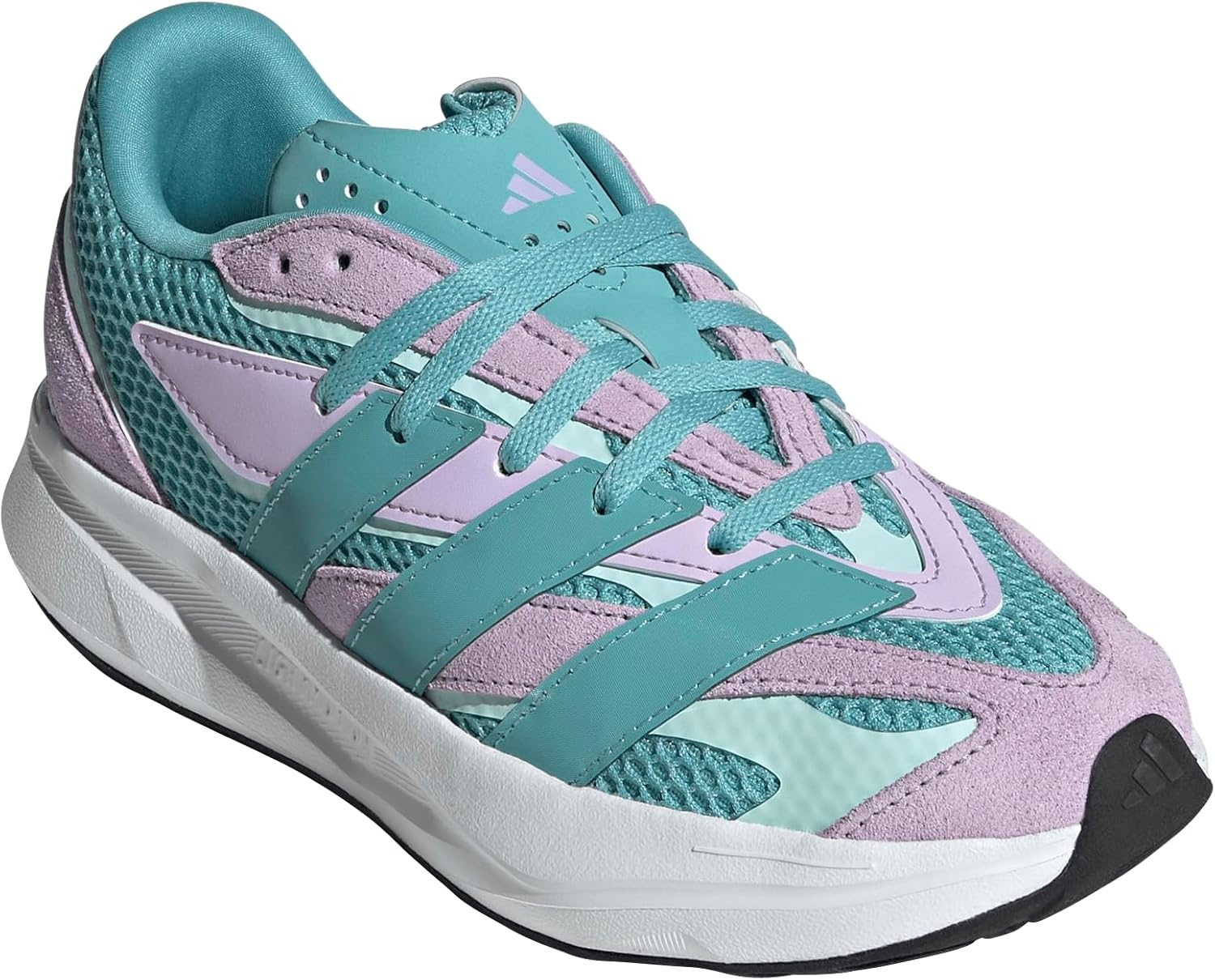image:imageadidas Boys Lightblaze Lace Up SneakersMint TonMint TonPowder Plum