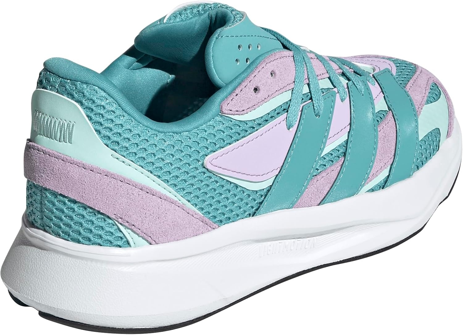 image:imageadidas Boys Lightblaze Lace Up SneakersMint TonMint TonPowder Plum