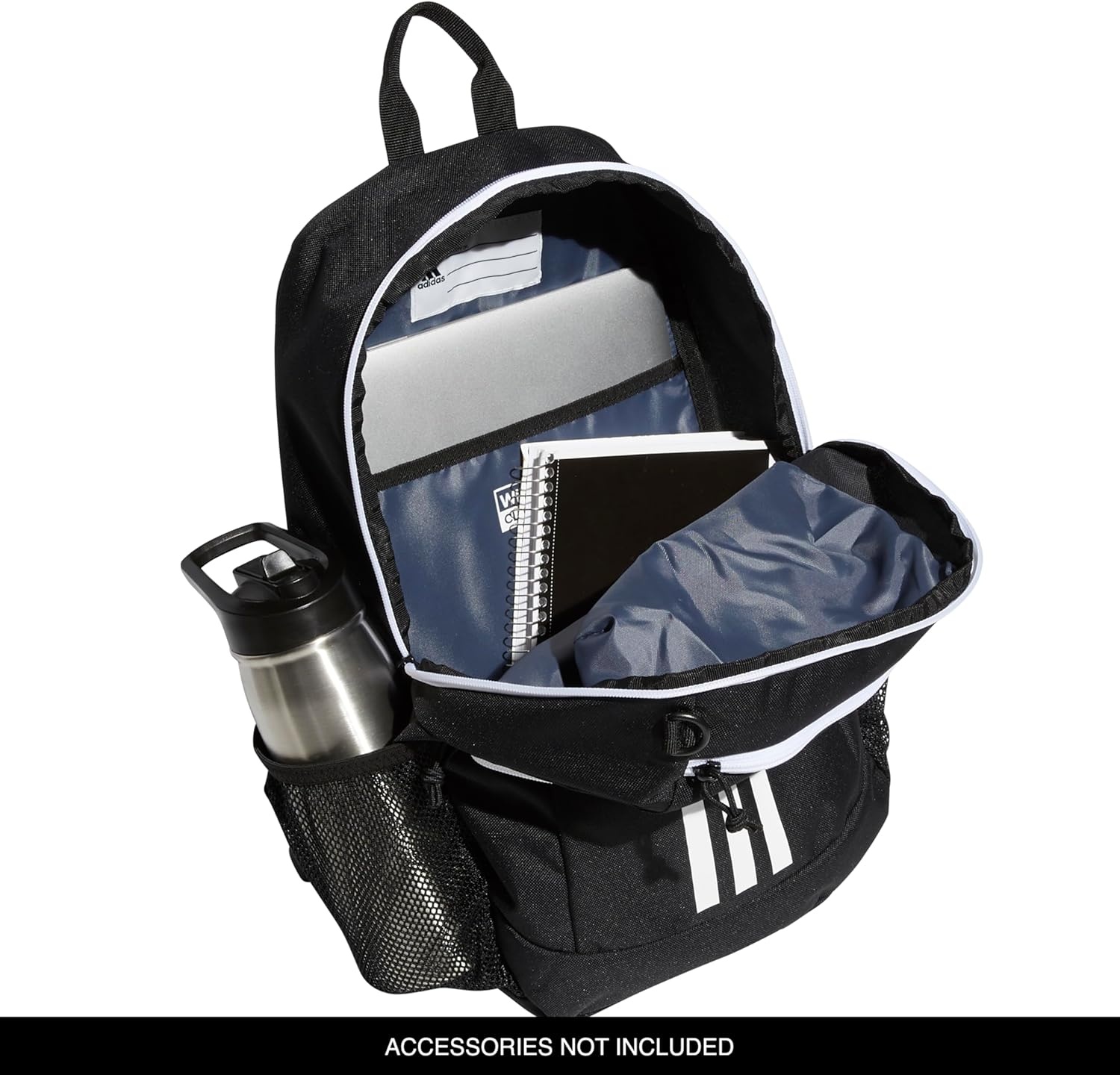 image:imageadidas Creator School Backpack for Girls amp Boys Durable BookbagBlackWhite
