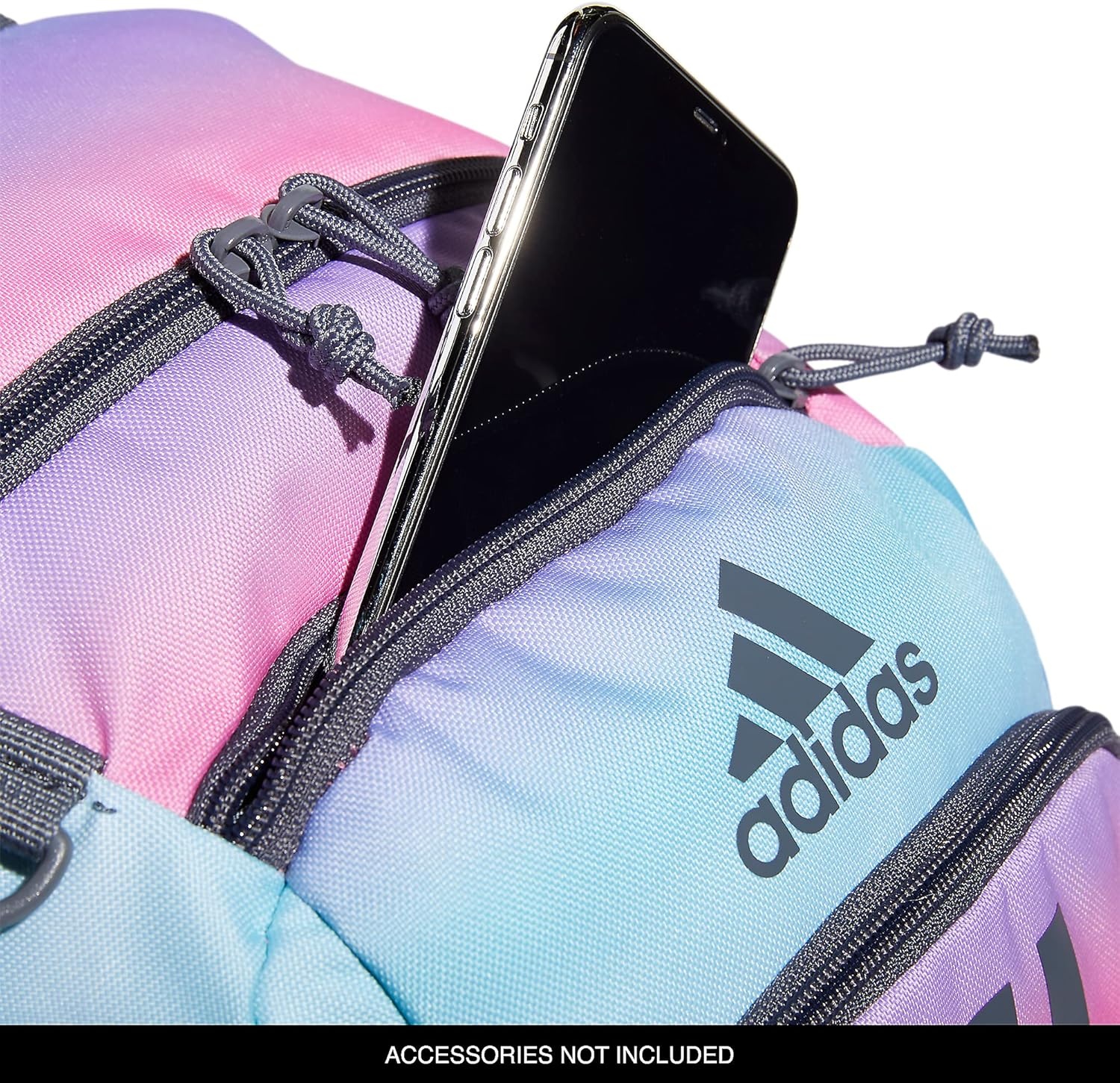image:imageadidas Creator School Backpack for Girls amp Boys Durable BookbagGradient Rose Tone PinkOnix Grey