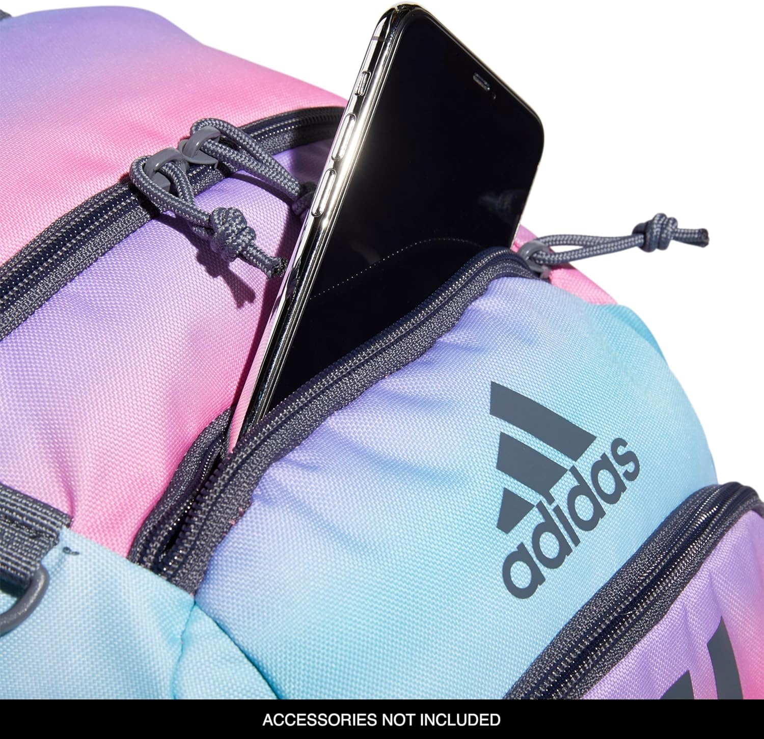 image:imageadidas Creator School Backpack for Girls amp Boys Durable BookbagGradient Rose Tone PinkOnix Grey