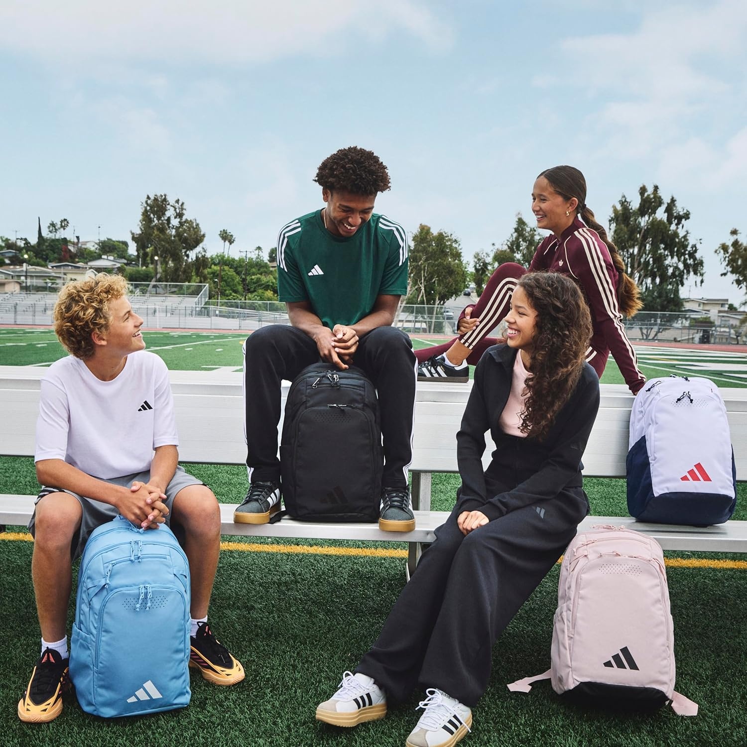 image:imageadidas Defender 5 Backpack for Sports Gym School and Travel 33LChalky BrownGunmetal