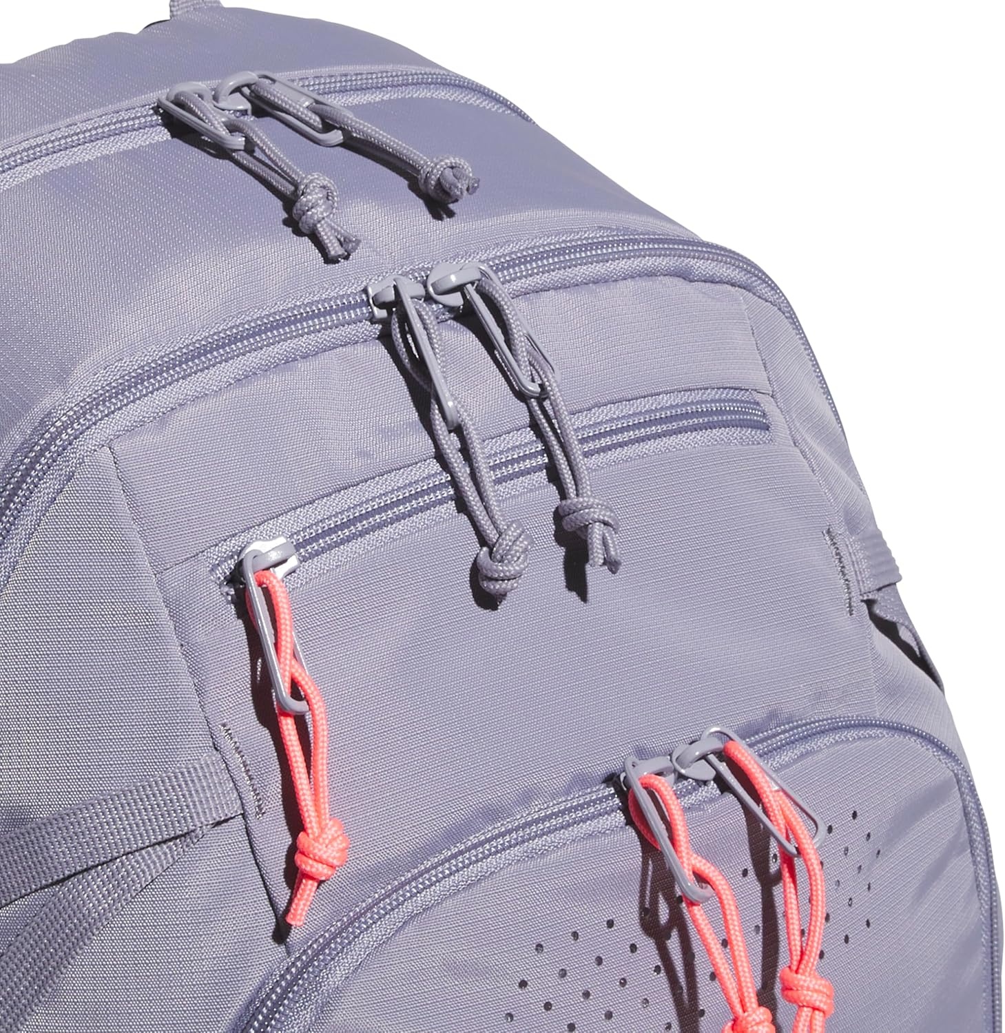 image:imageadidas Defender 5 Backpack for Sports Gym School and Travel 33LSlate GreySilver MetallicSolar Turbo Pink