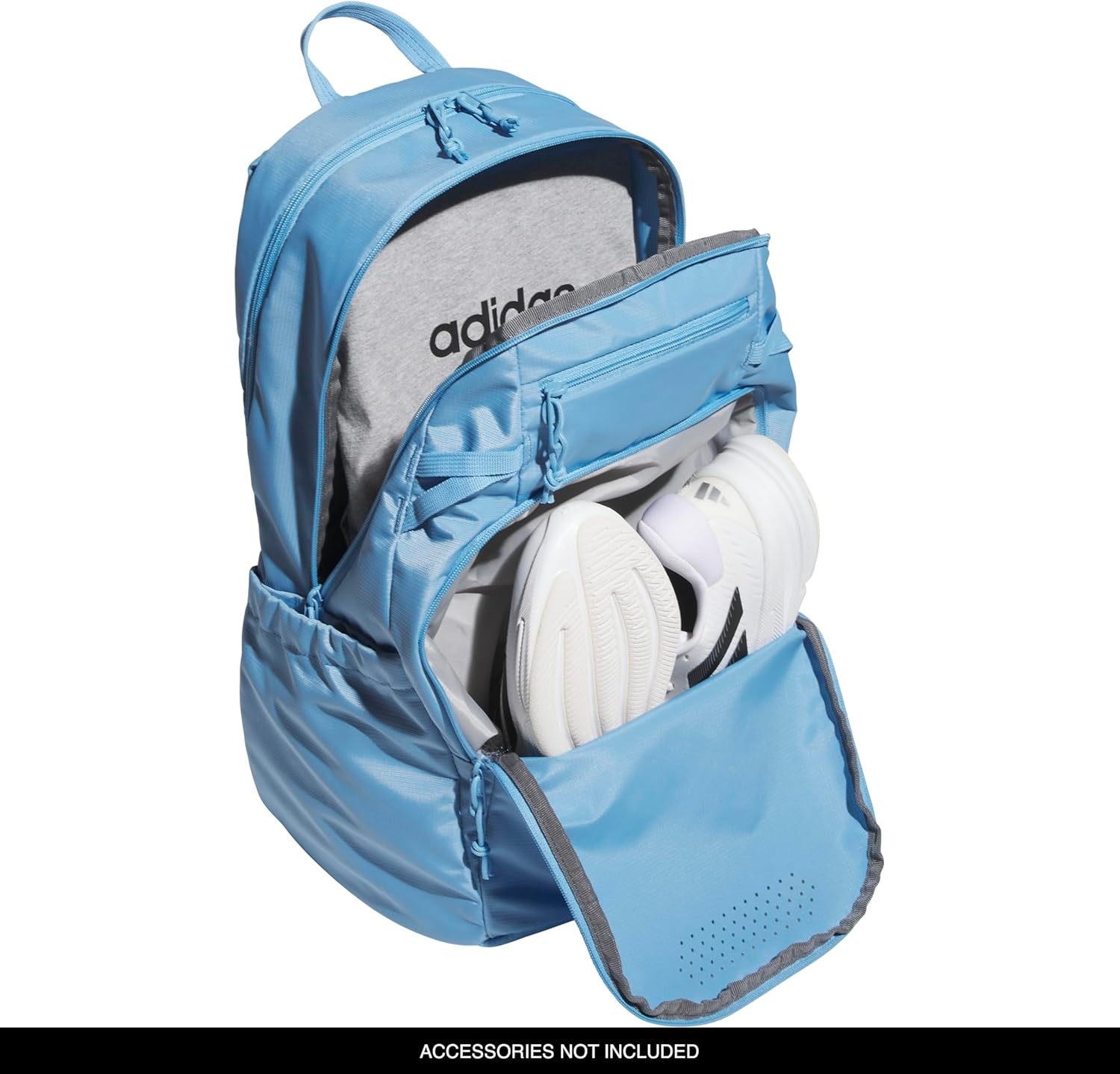 image:imageadidas Defender 5 Backpack for Sports Gym School and Travel 33LTeam Light BlueWhite