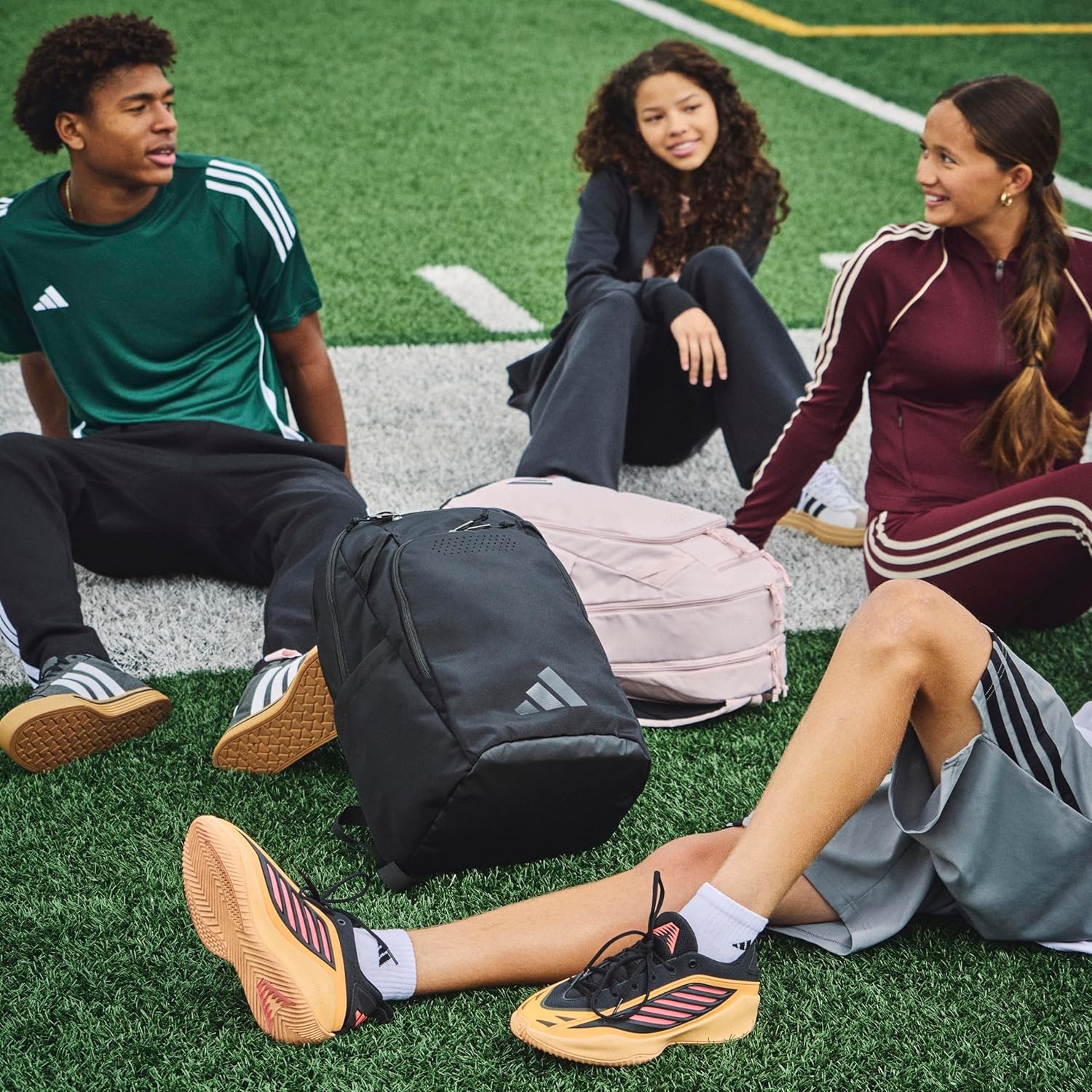 image:imageadidas Defender 5 Backpack for Sports Gym School and Travel 33LTeam Shock Pink 2Black