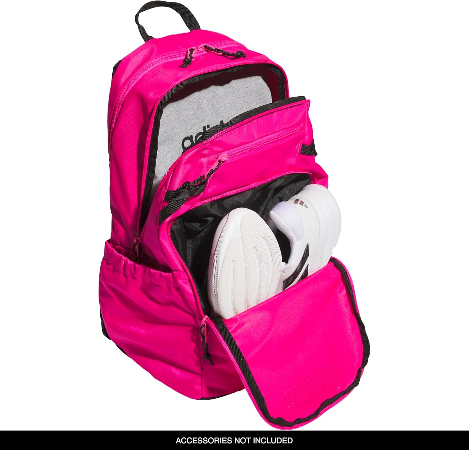 image:imageadidas Defender 5 Backpack for Sports Gym School and Travel 33LTeam Shock Pink 2Black