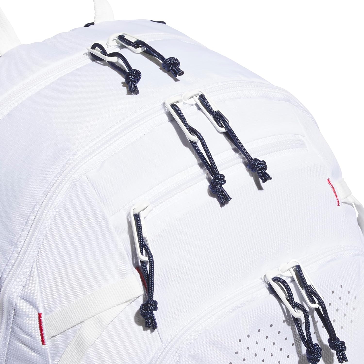 image:imageadidas Defender 5 Backpack for Sports Gym School and Travel 33LWhiteNight IndigoPure Ruby Red