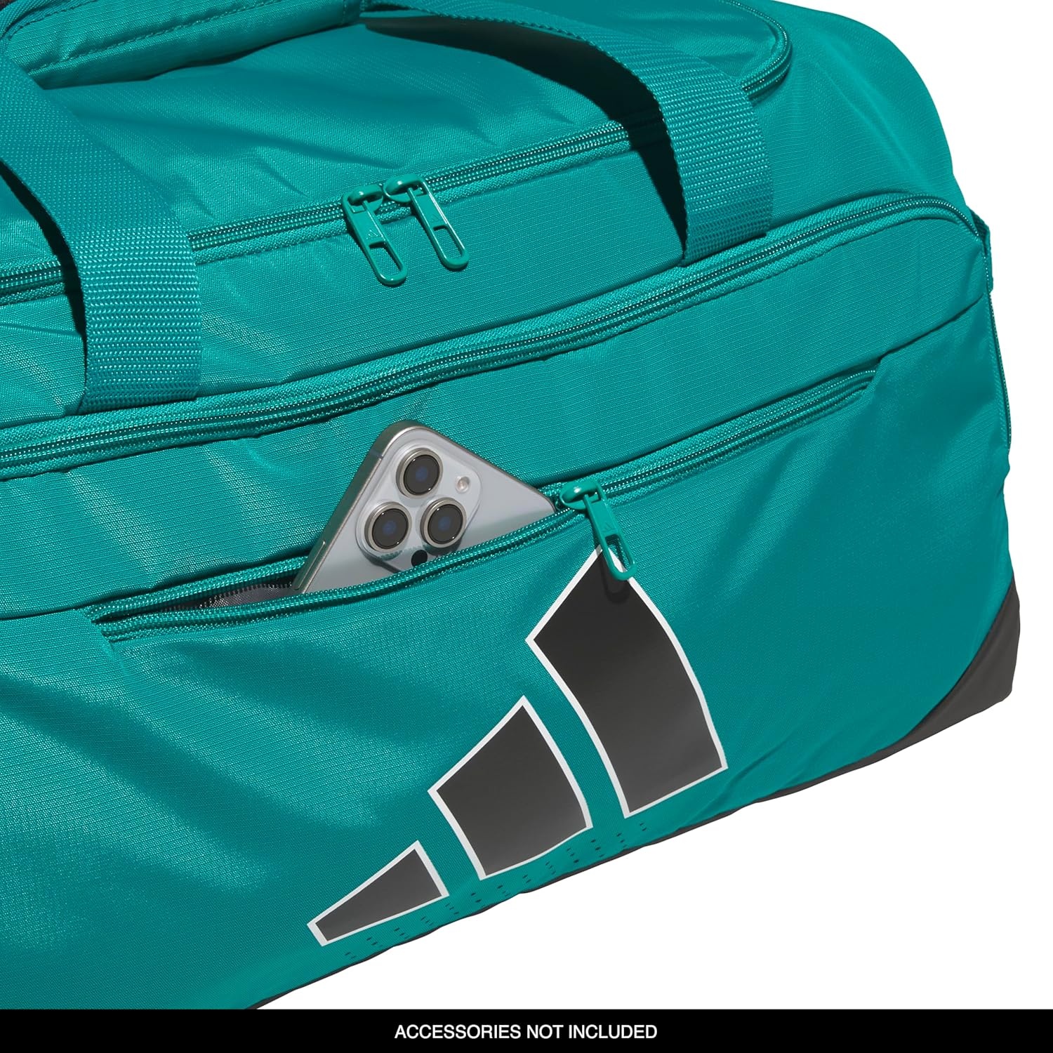 image:imageadidas Defender 5 Duffel Bag Premium Duffle for Sports Gym amp TravelEQT GreenBlack