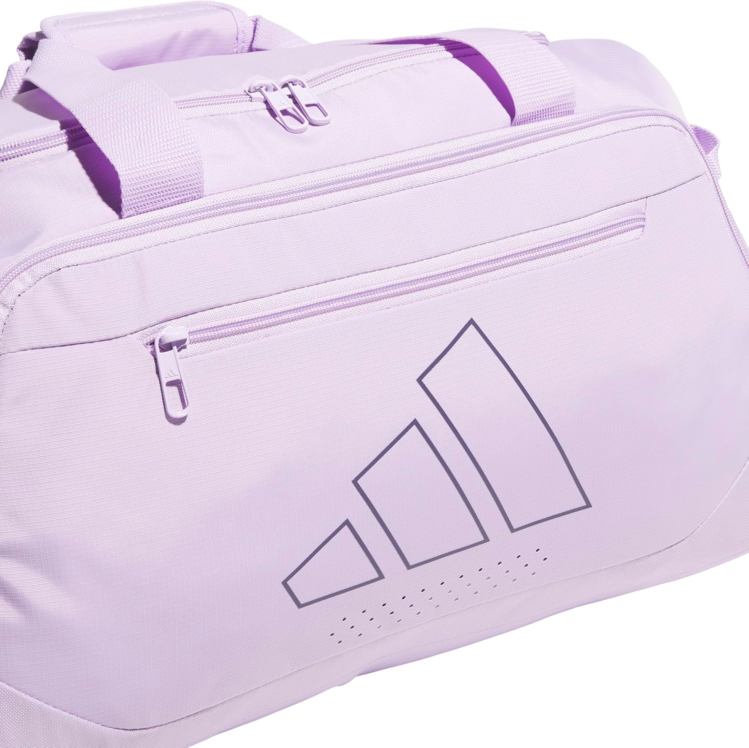 image:imageadidas Defender 5 Duffel Bag Premium Duffle for Sports Gym amp TravelPowder Plum PurpleAurora Plum Purple