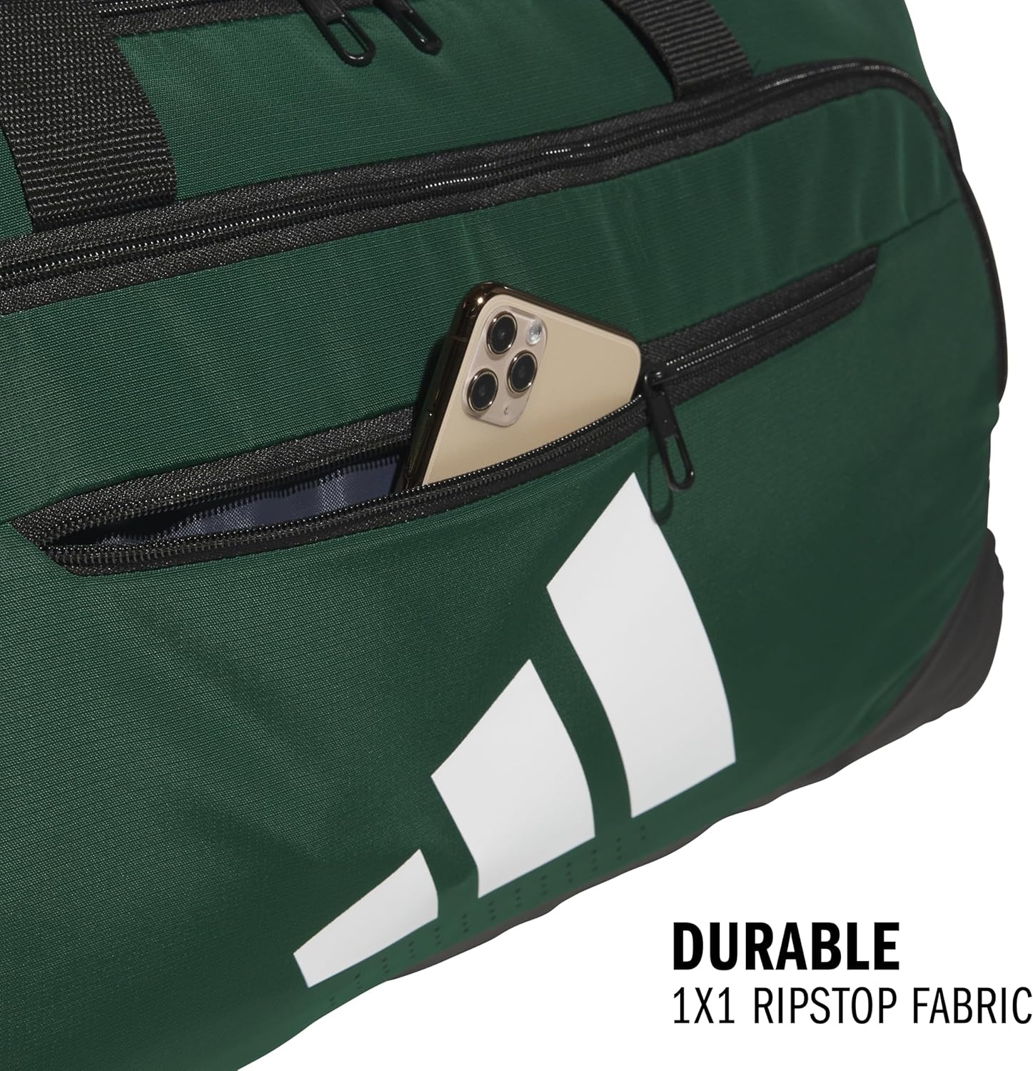 image:imageadidas Defender 5 Duffel Bag Premium Duffle for Sports Gym amp TravelTeam Dark Green
