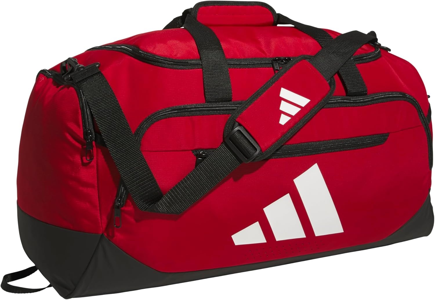 image:imageadidas Defender 5 Duffel Bag Premium Duffle for Sports Gym amp TravelTeam Power Red 2White