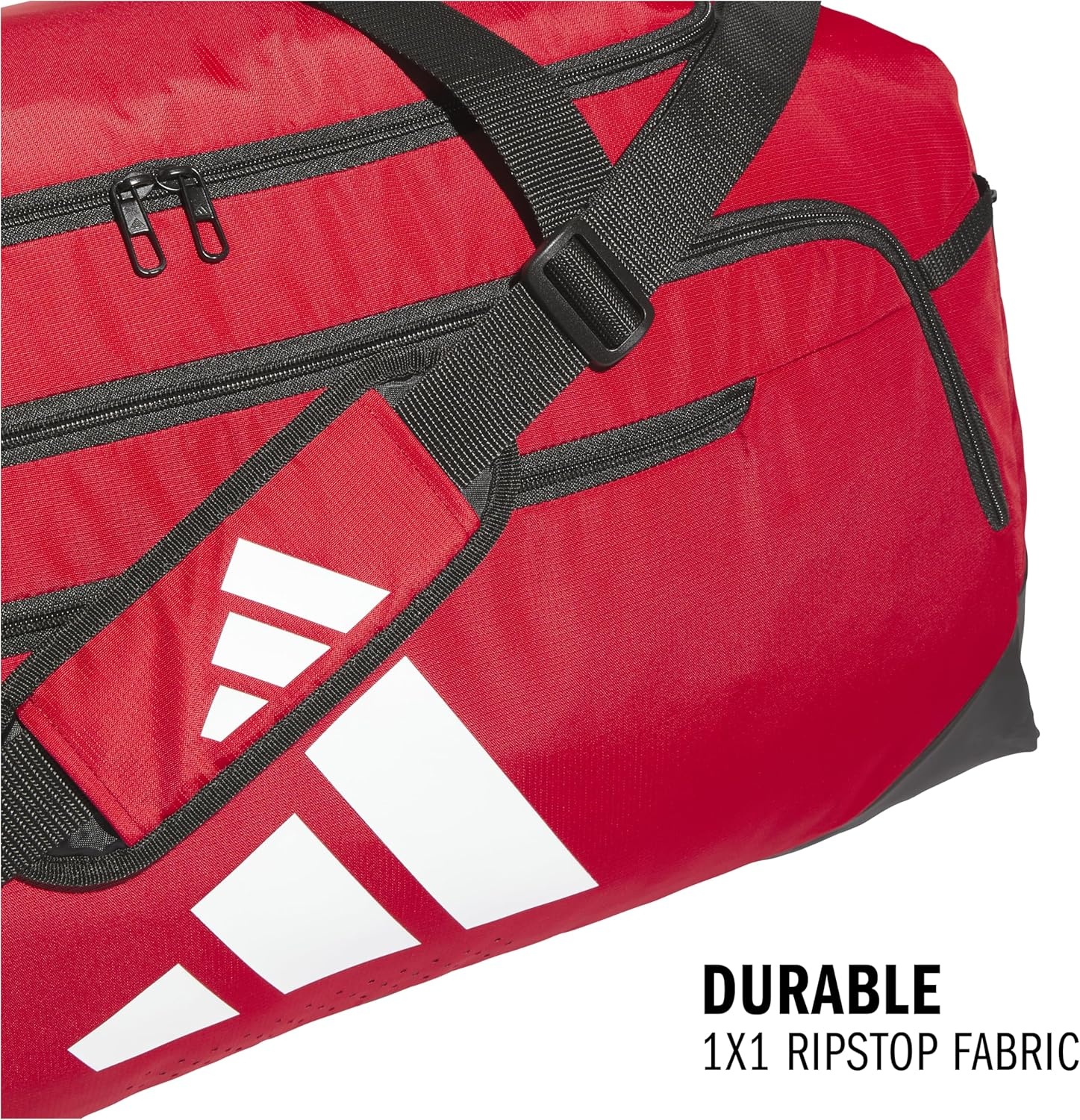 image:imageadidas Defender 5 Duffel Bag Premium Duffle for Sports Gym amp TravelTeam Power Red 2White