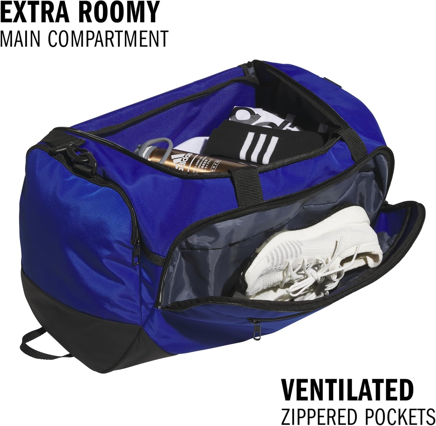 image:imageadidas Defender 5 Duffel Bag Premium Duffle for Sports Gym amp TravelTeam Royal Blue