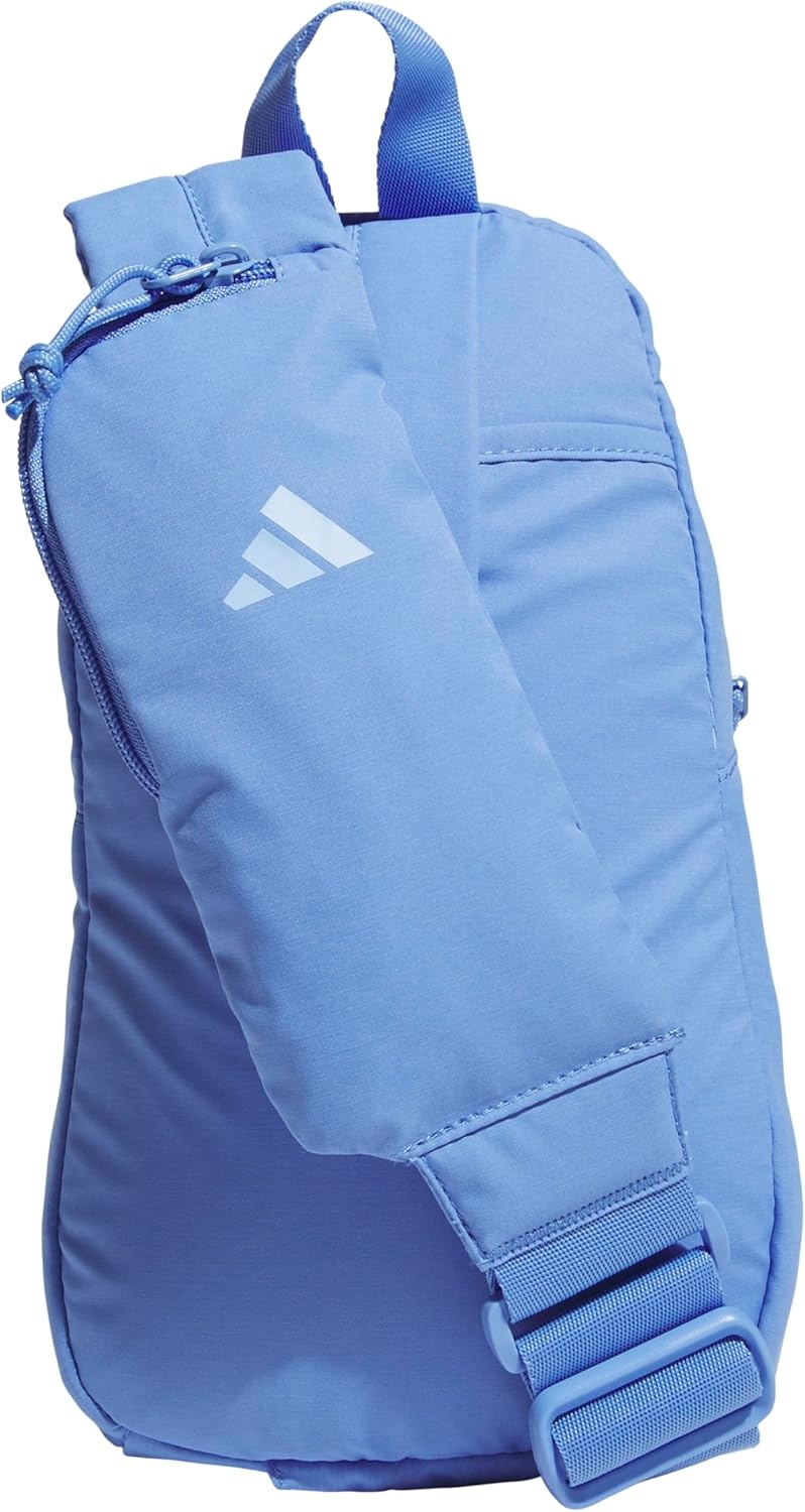 image:imageadidas Essentials 3 Sling Crossbody Bag 5L Wonder Alumina Grey One SizeBlue FusionGlow Blue