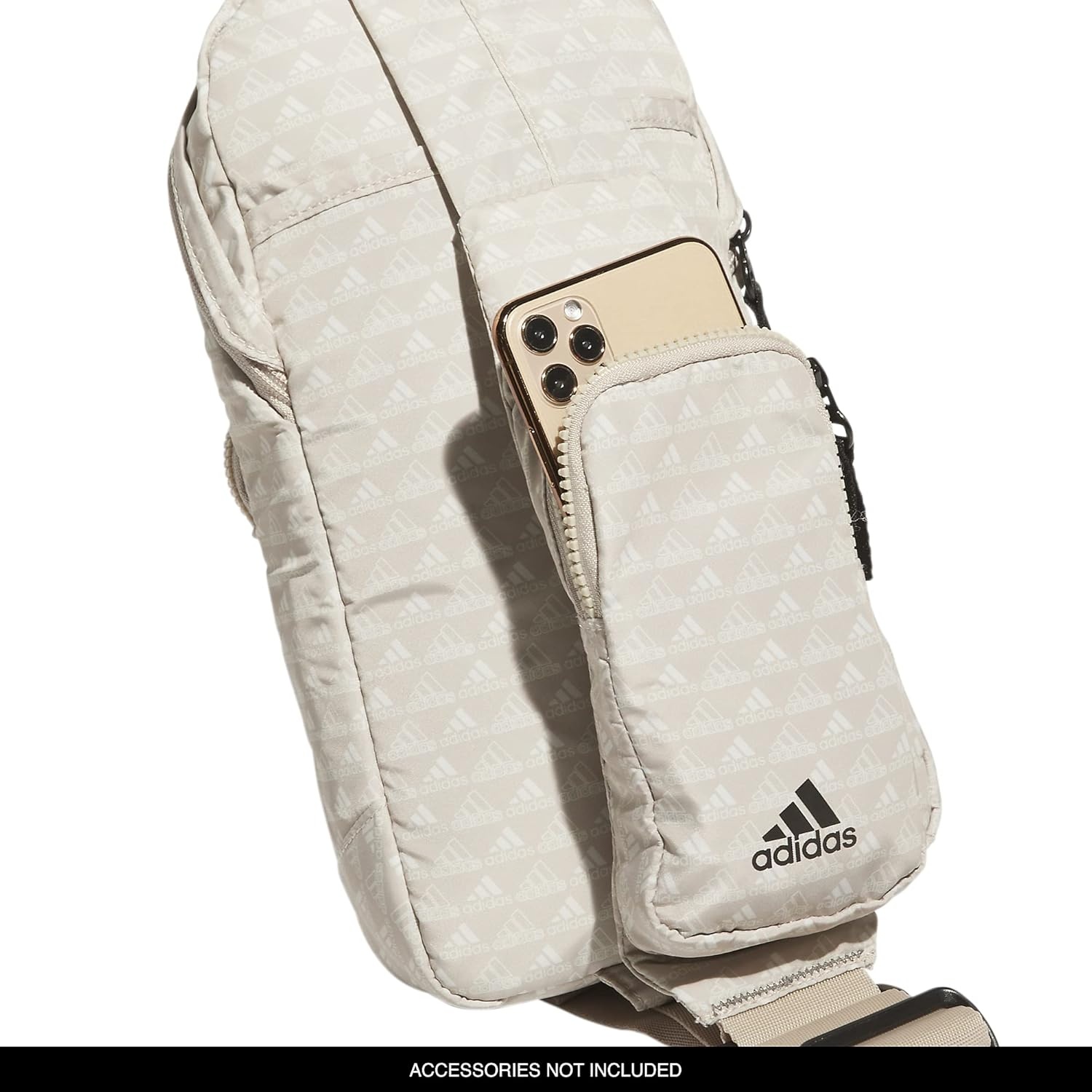 image:imageadidas Essentials 3 Sling Crossbody Bag 5L Wonder Alumina Grey One SizeBos Mini Monogram Wonder BeigeBlack20