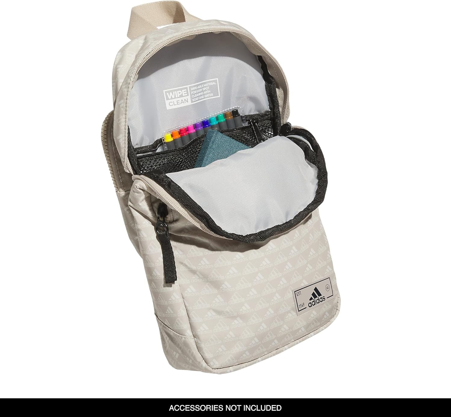 image:imageadidas Essentials 3 Sling Crossbody Bag 5L Wonder Alumina Grey One SizeBos Mini Monogram Wonder BeigeBlack20