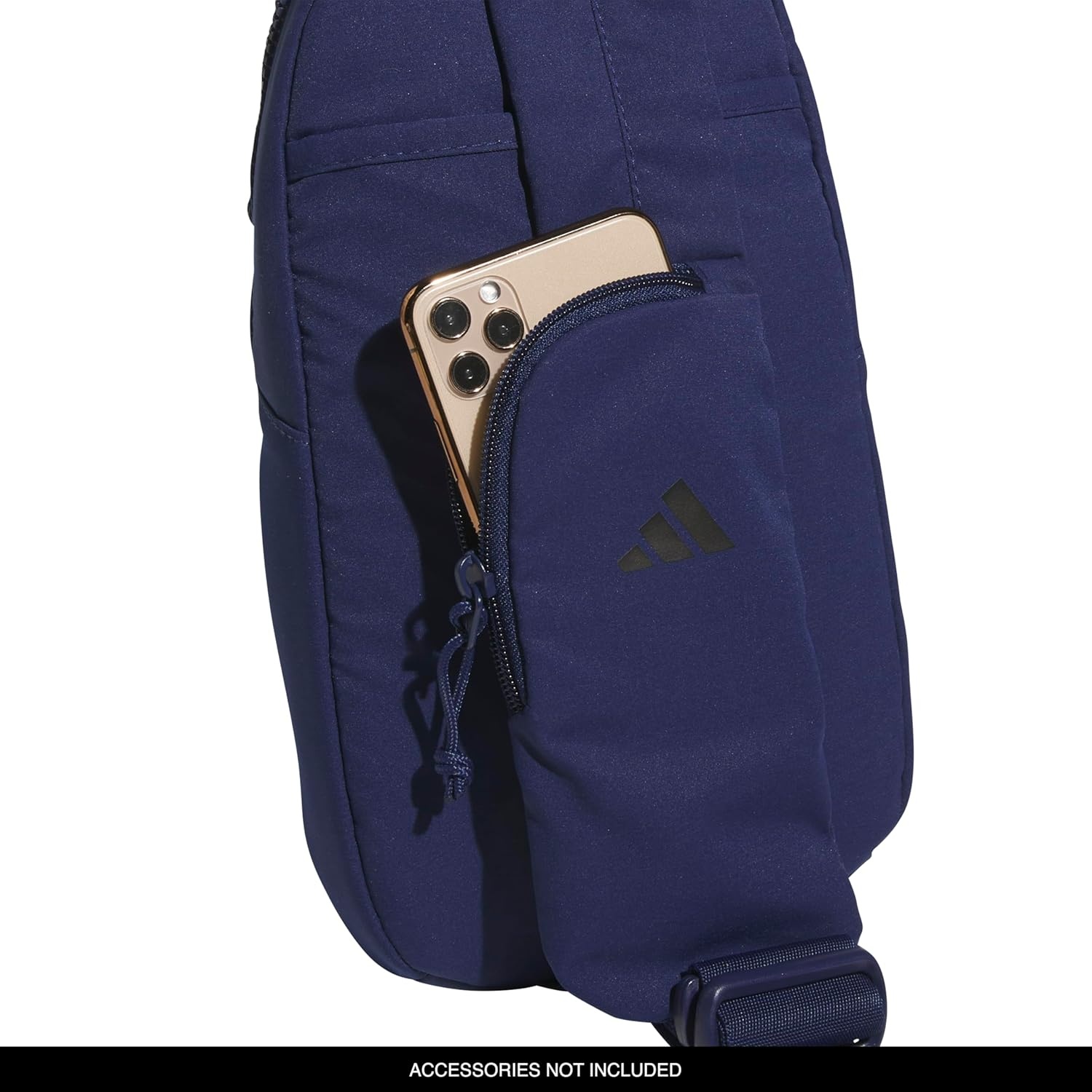 image:imageadidas Essentials 3 Sling Crossbody Bag 5L Wonder Alumina Grey One SizeDark Blue