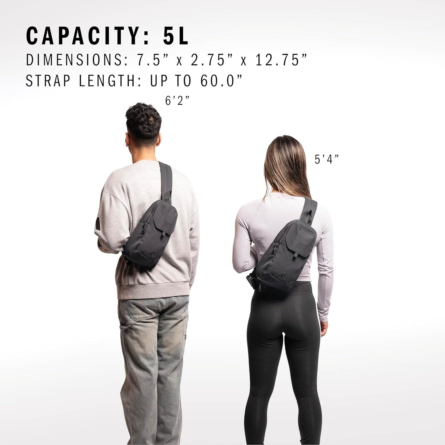 image:imageadidas Essentials 3 Sling Crossbody Bag 5L Wonder Alumina Grey One SizeDark Blue